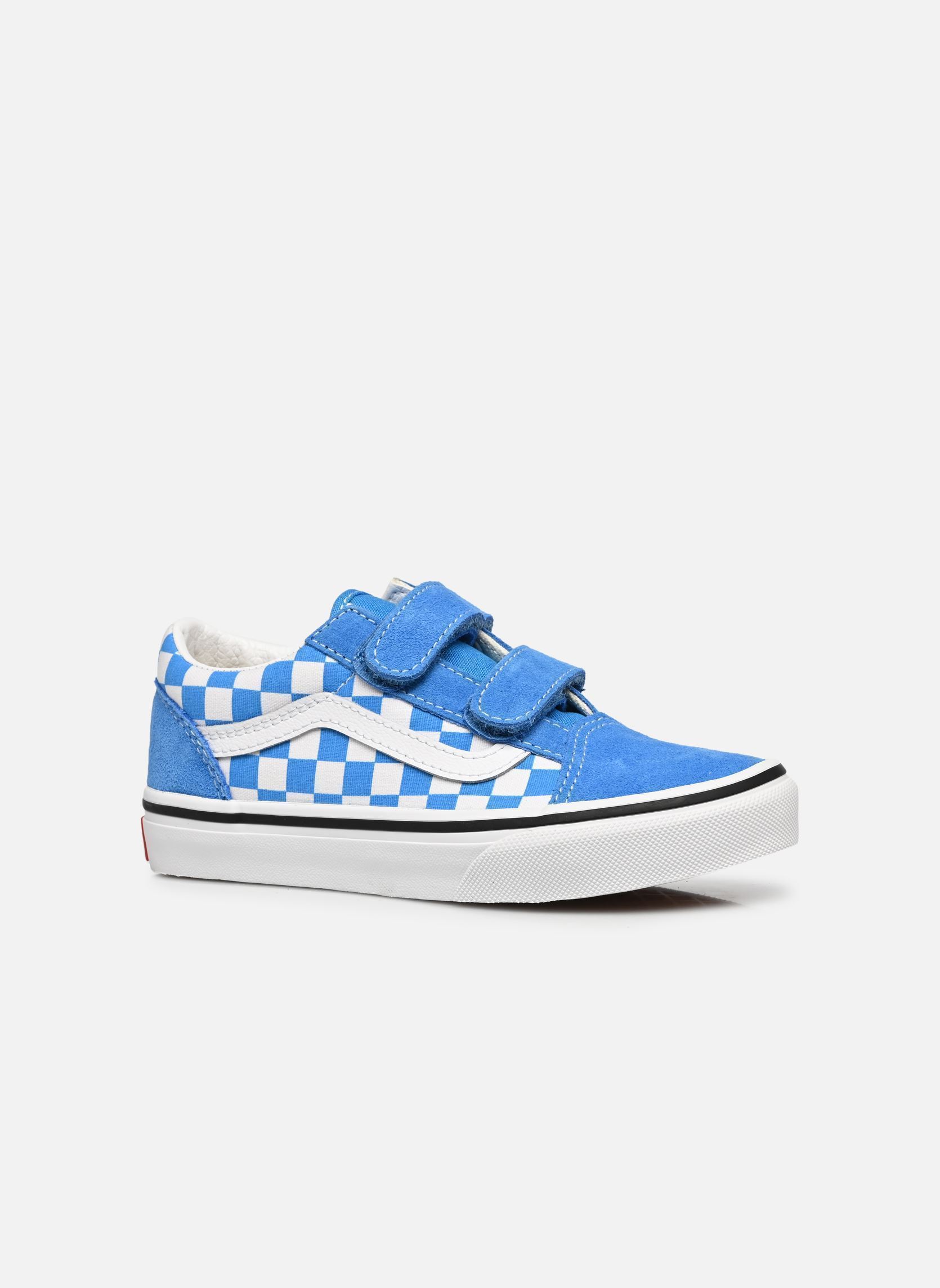 Baskets basses Old Skool V UY garçon bleu Vans Baskets basses Old Skool V UY garçon bleu FNM - COLOR THEORY CHECKERBOAR