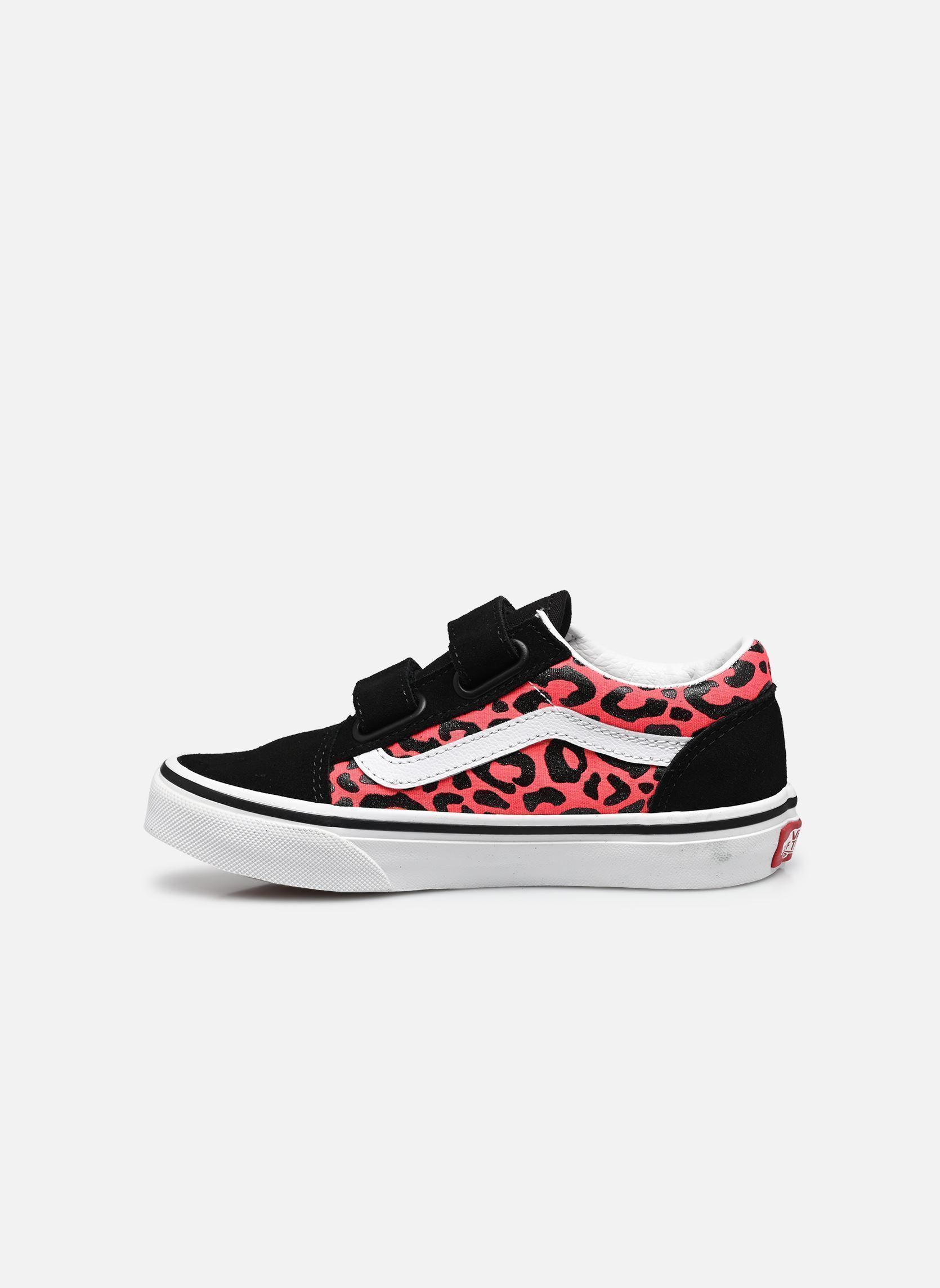 Baskets basses Old Skool V UY fille rose Vans Baskets basses Old Skool V UY fille rose FOC - GLITTER LEOPARD DIVA PIN