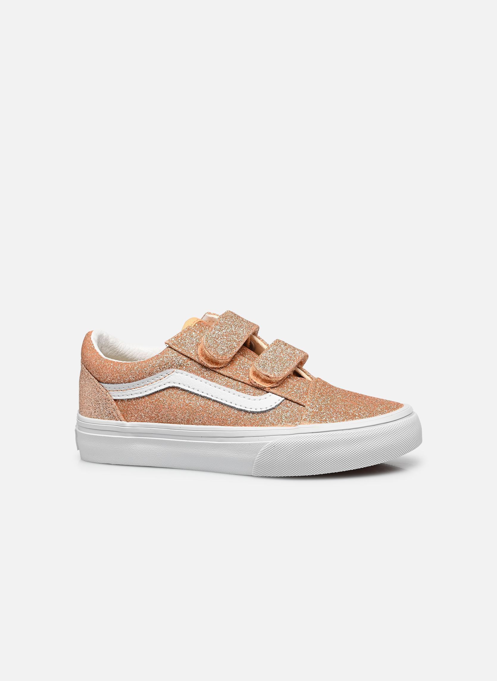 Lage sneakers Old Skool V UY meisjes oranje Vans Lage sneakers Old Skool V UY meisjes oranje FNL - GLITTER APRICOT GLOW