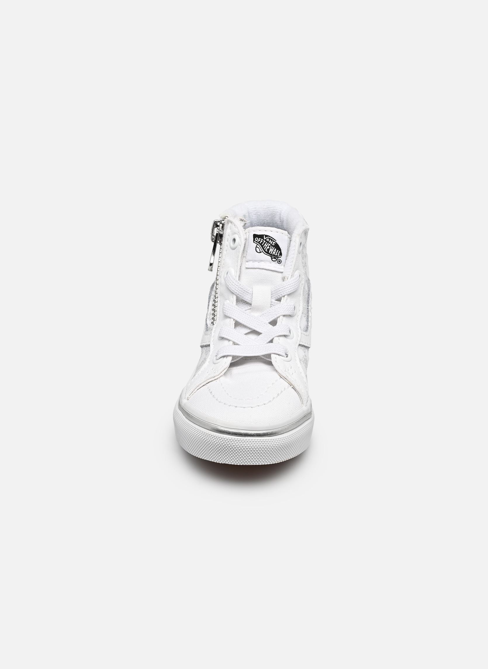 Baskets hautes Sk8-Hi Reissue Side Zip TD garçon blanc Vans Baskets hautes Sk8-Hi Reissue Side Zip TD garçon blanc METALLIC CHECKRBRD SILVER/TRUE
