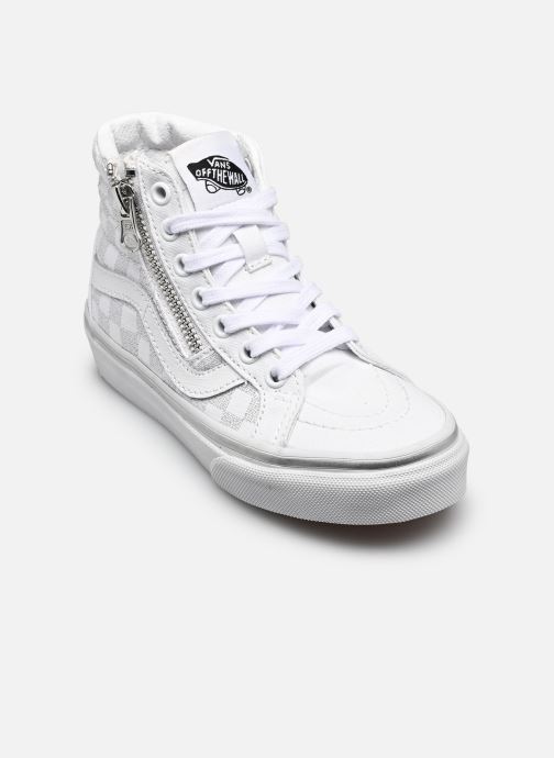 Vans Baskets hautes Sk8-Hi Reissue Side Zip UY garçon blanc