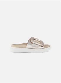 Mules Mules oranges en cuir velours femme rose