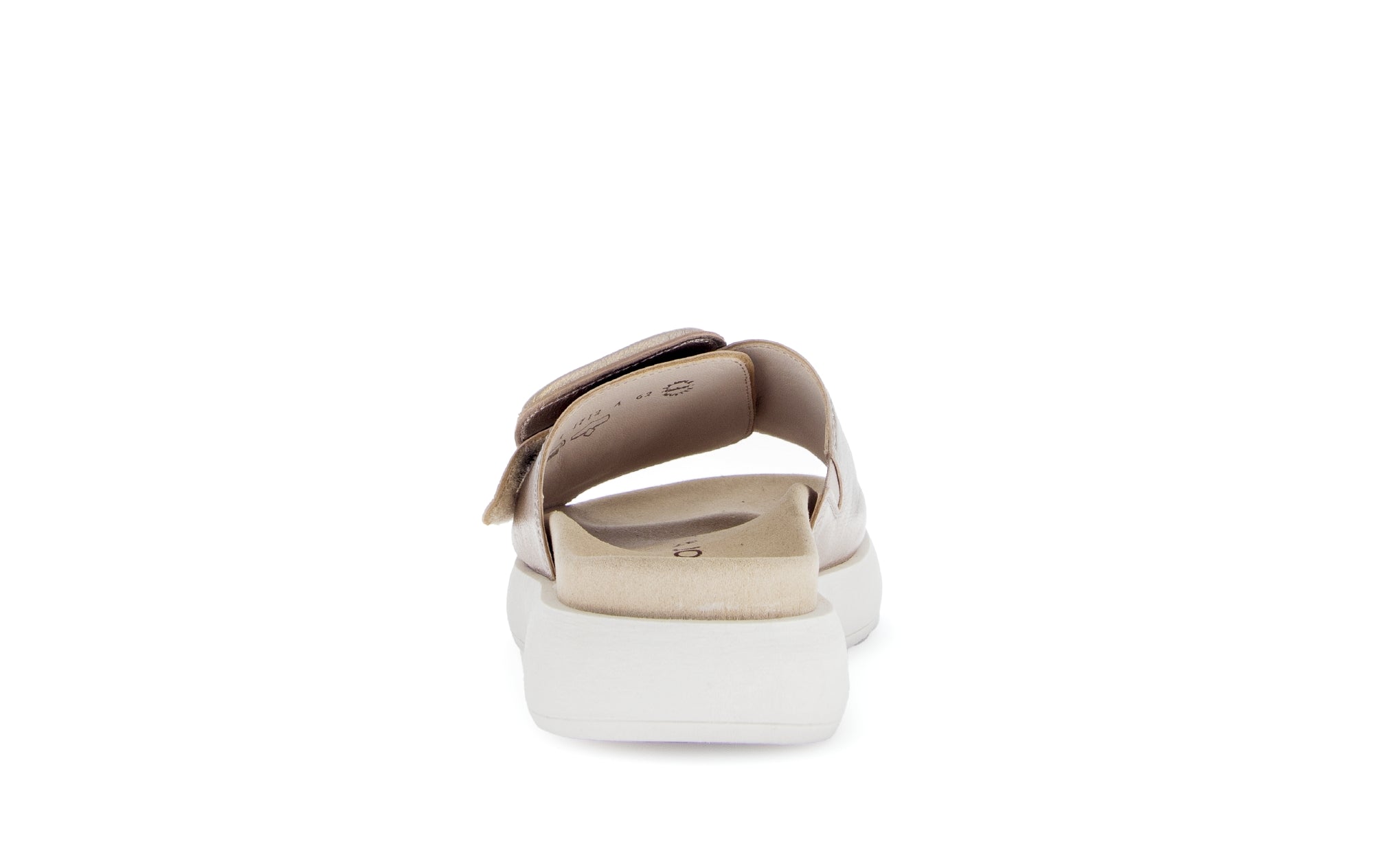 Mules Mules oranges en cuir velours femme or et bronze Gabor Mules Mules oranges en cuir velours femme or et bronze Or