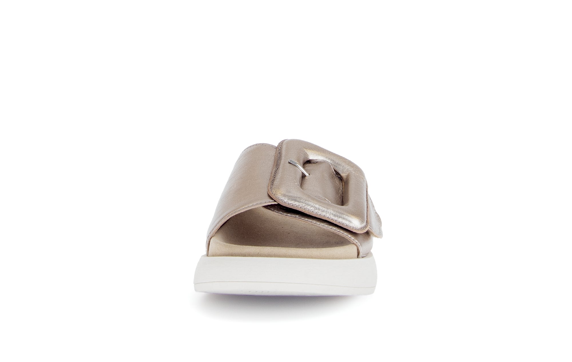 Mules Mules oranges en cuir velours femme or et bronze Gabor Mules Mules oranges en cuir velours femme or et bronze Or