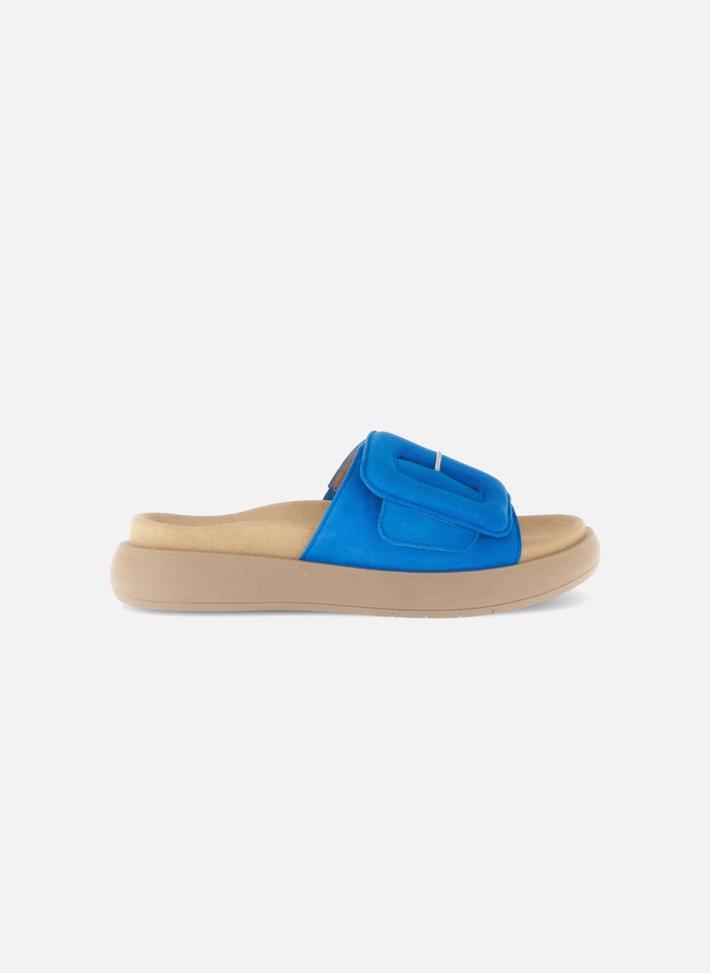 Mules Mules oranges en cuir velours femme bleu Gabor Mules Mules oranges en cuir velours femme bleu Bleu