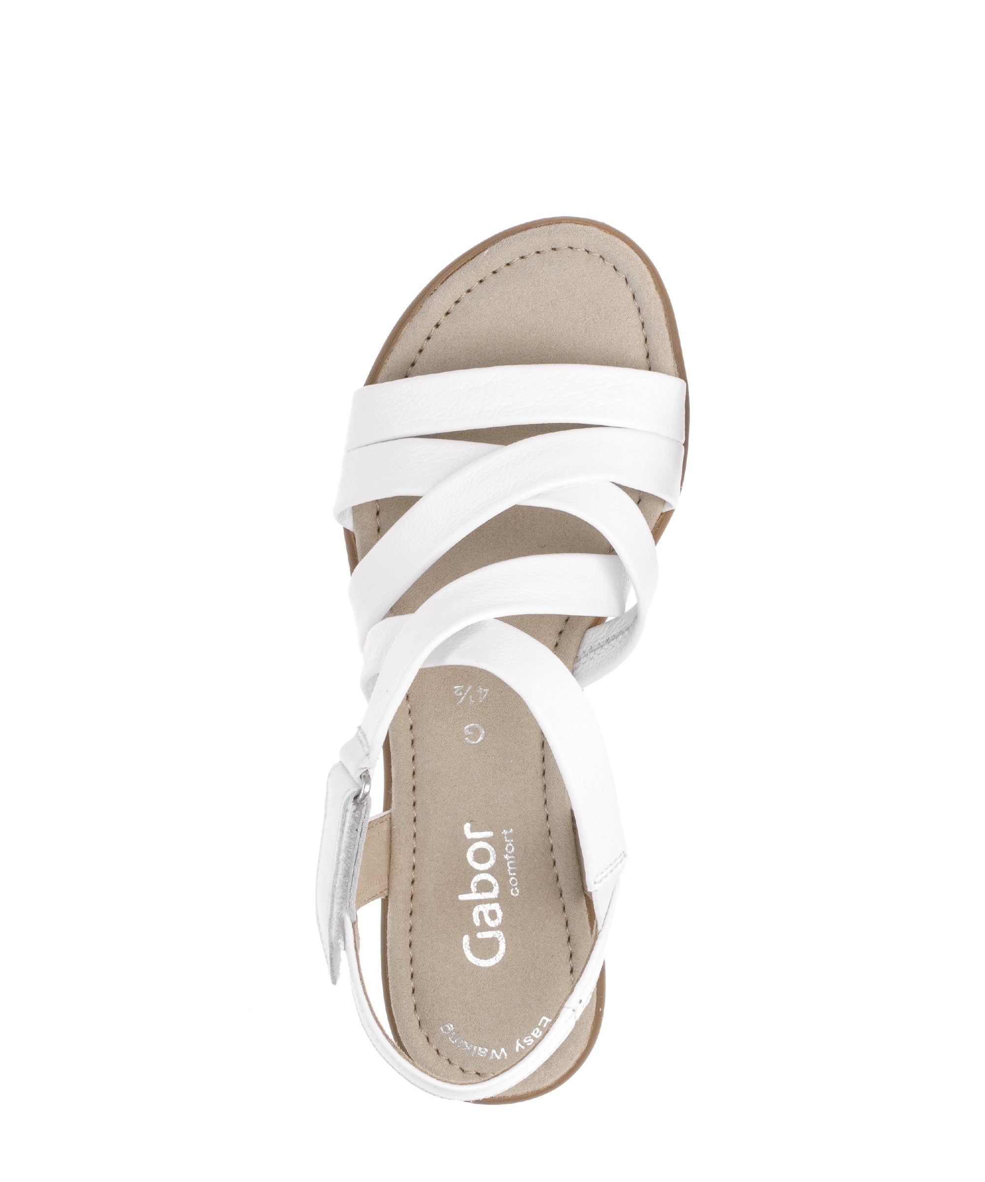 Sandales 66.066 femme blanc Gabor Sandales 66.066 femme blanc Blanc