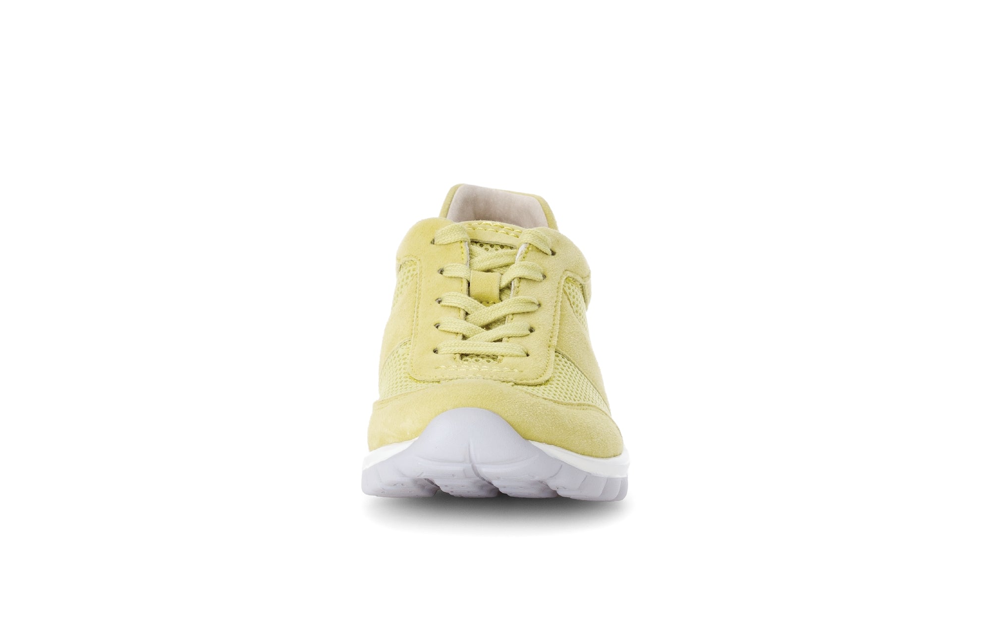 Baskets basses Baskets blanches en textile femme jaune Gabor Baskets basses Baskets blanches en textile femme jaune Jaune