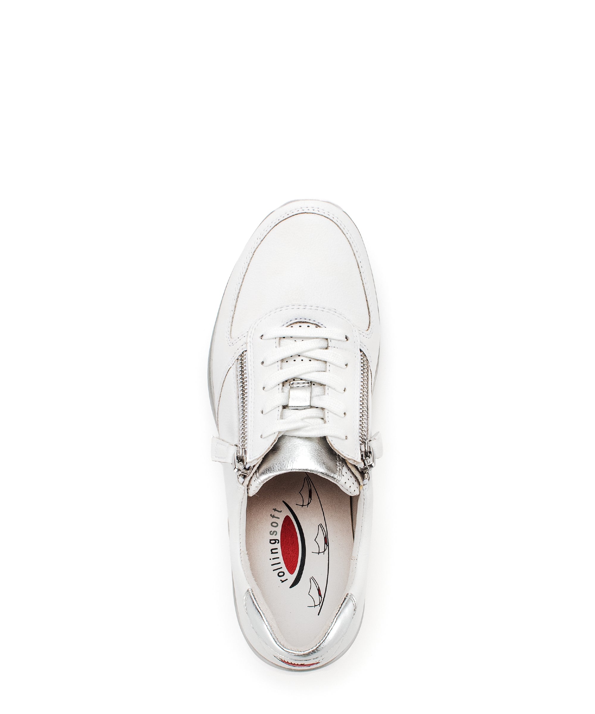 Baskets basses 66.968 femme blanc Gabor Baskets basses 66.968 femme blanc Blanc