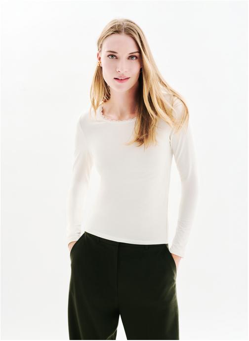 Caroll Tee-shirts 252T-TEVA femme blanc