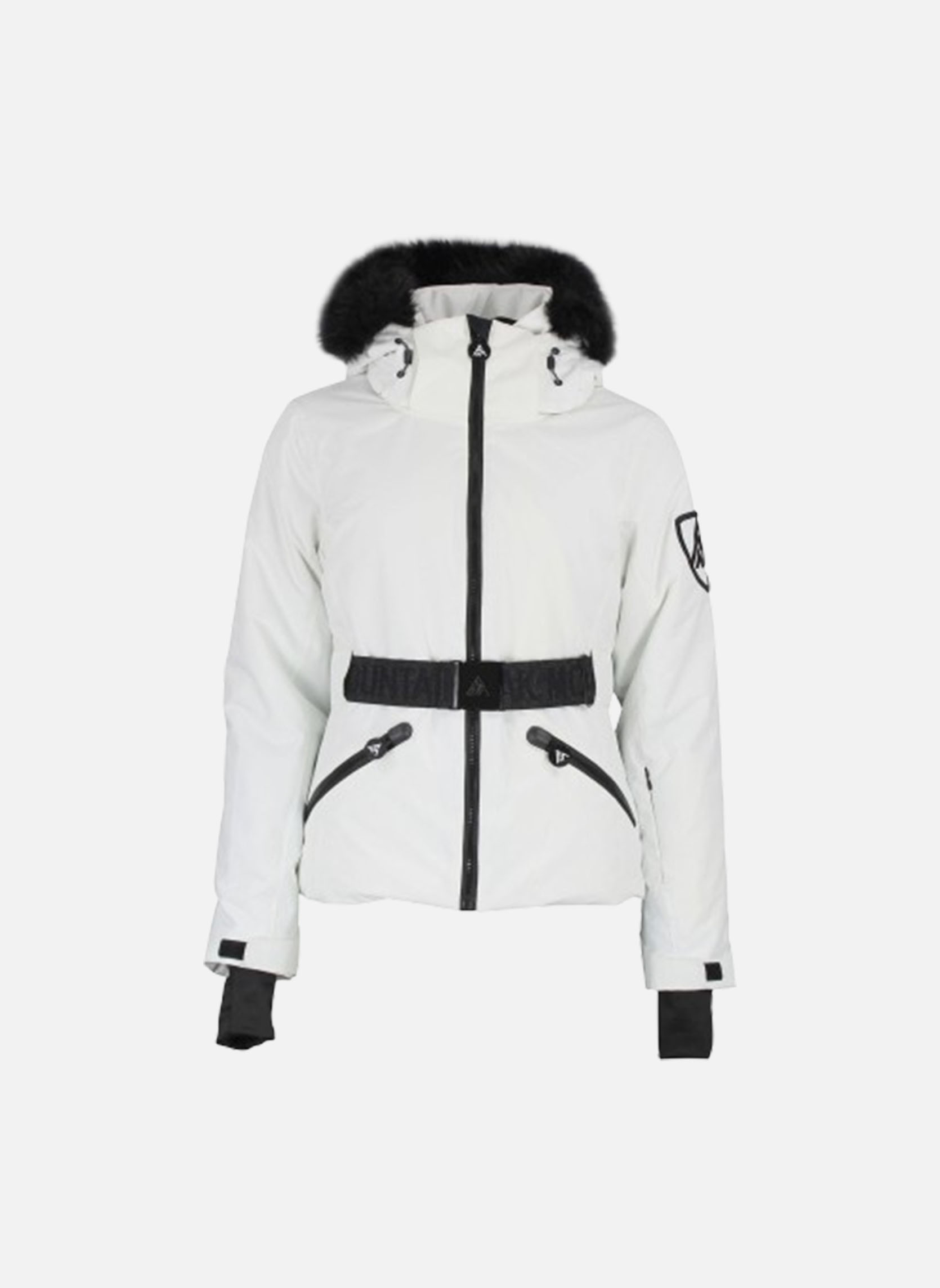 Blouson De Ski Technique Poivre Blanc Taille 14 Ans - Marron, Excellent état, Imperméable