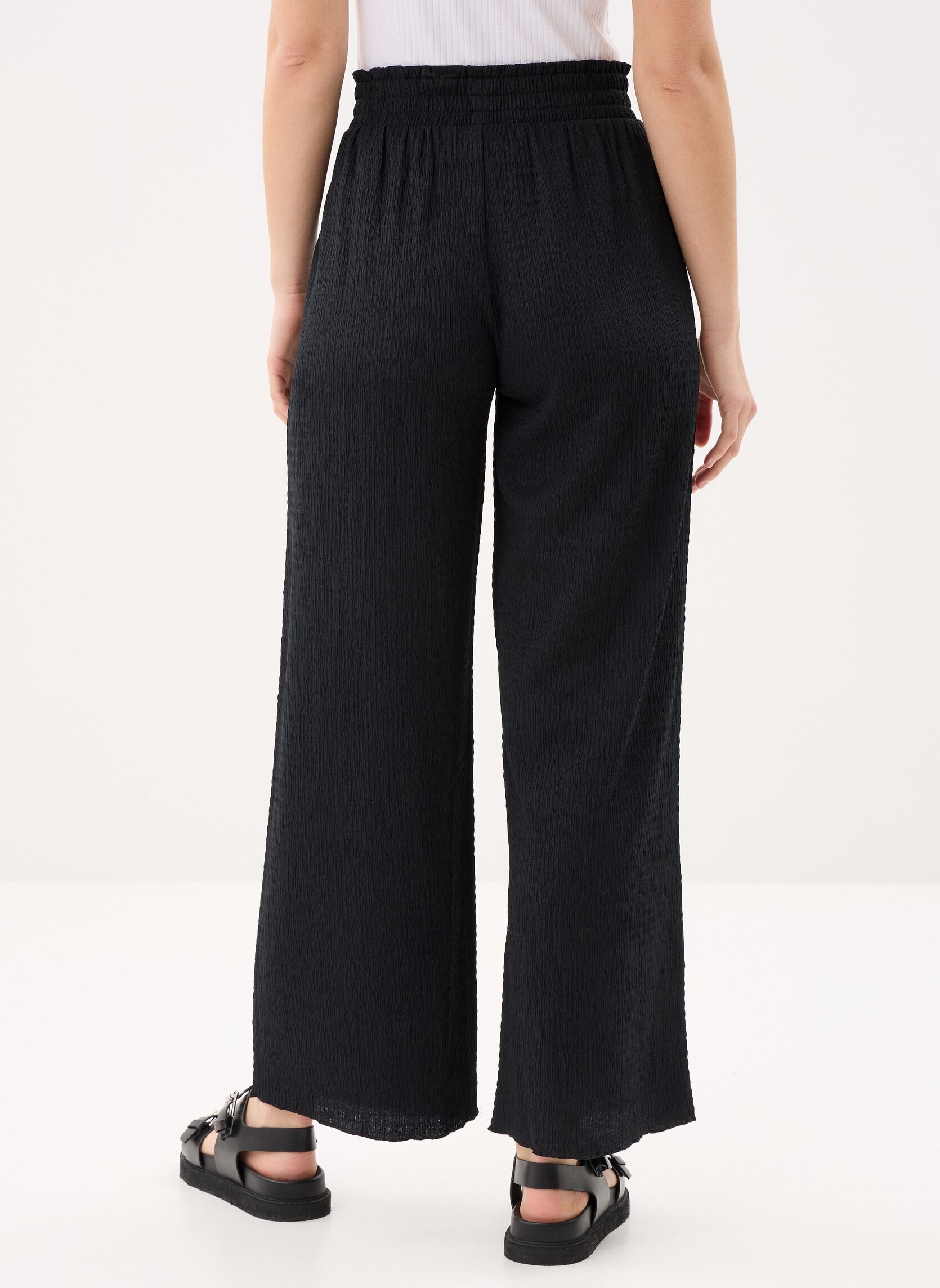 Pantalons larges PANTA-LARGE-FLUIDE femme noir Georgia Rose Pantalons larges PANTA-LARGE-FLUIDE femme noir Black Beauty