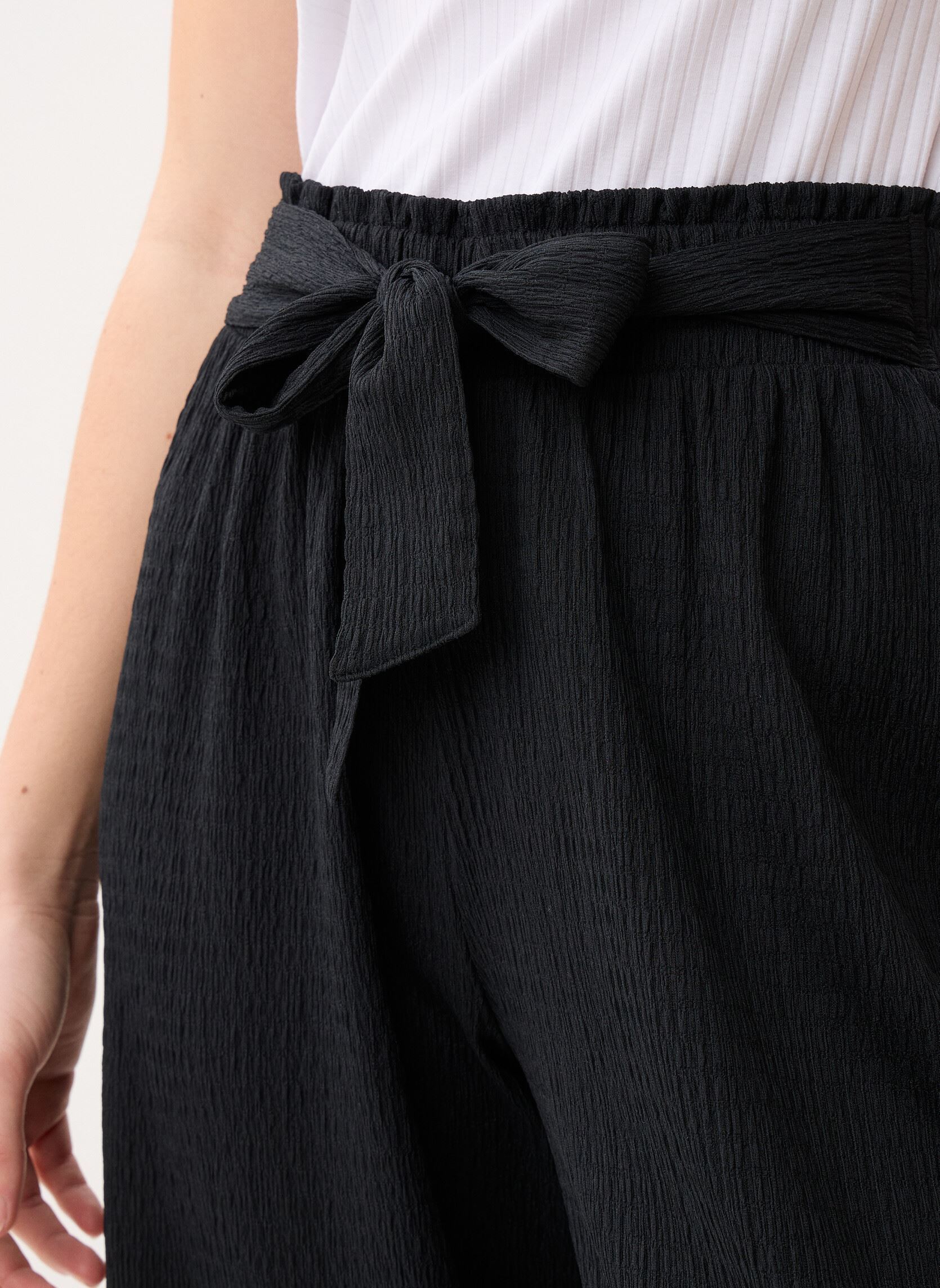 Pantalons larges PANTA-LARGE-FLUIDE femme noir Georgia Rose Pantalons larges PANTA-LARGE-FLUIDE femme noir Black Beauty