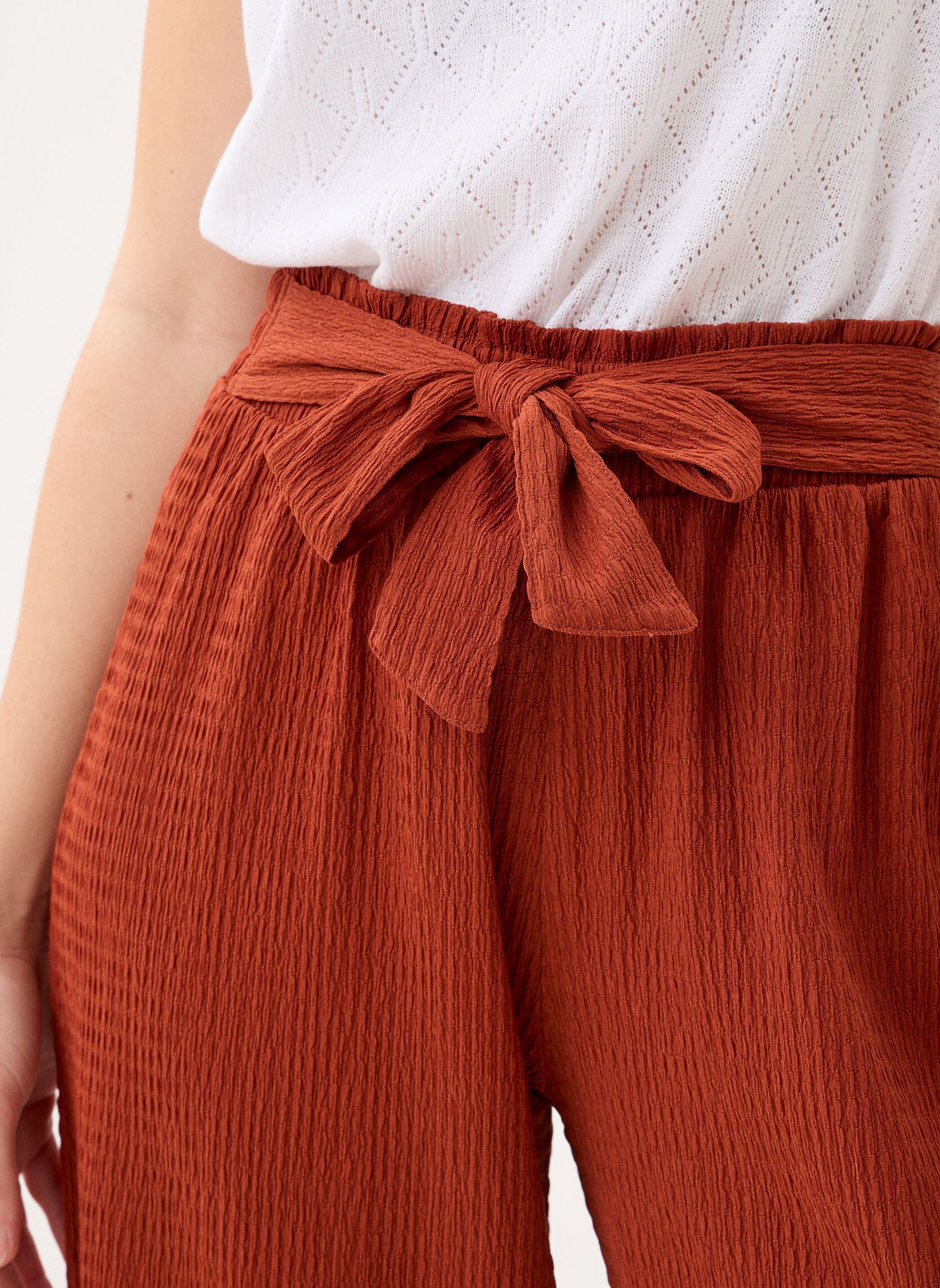 Weite Hosen PANTA-LARGE-FLUIDE damen braun Georgia Rose Weite Hosen PANTA-LARGE-FLUIDE damen braun Arabian Spice