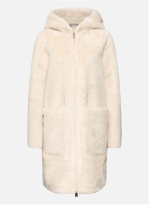Manteau Femme Fausse Fourrure Street One - Chaud, Doux, Avec Col à Revers Et Poches