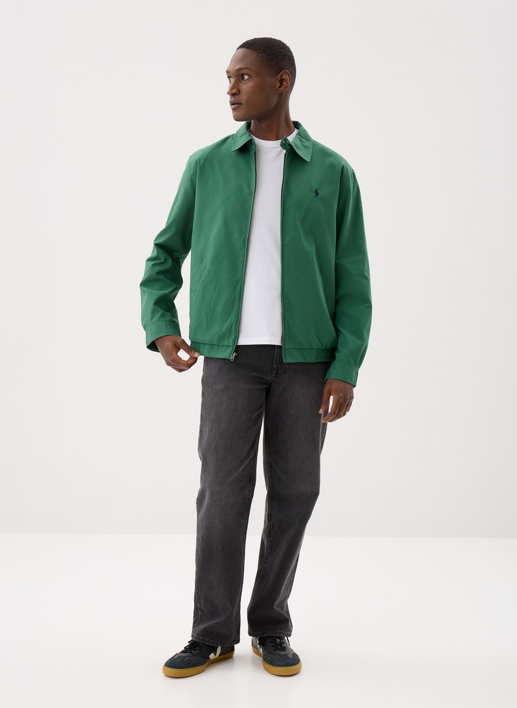 Windjacks Veste bi-swing en sergé heren groen Polo Ralph Lauren Windjacks Veste bi-swing en sergé heren groen VERANO GREEN