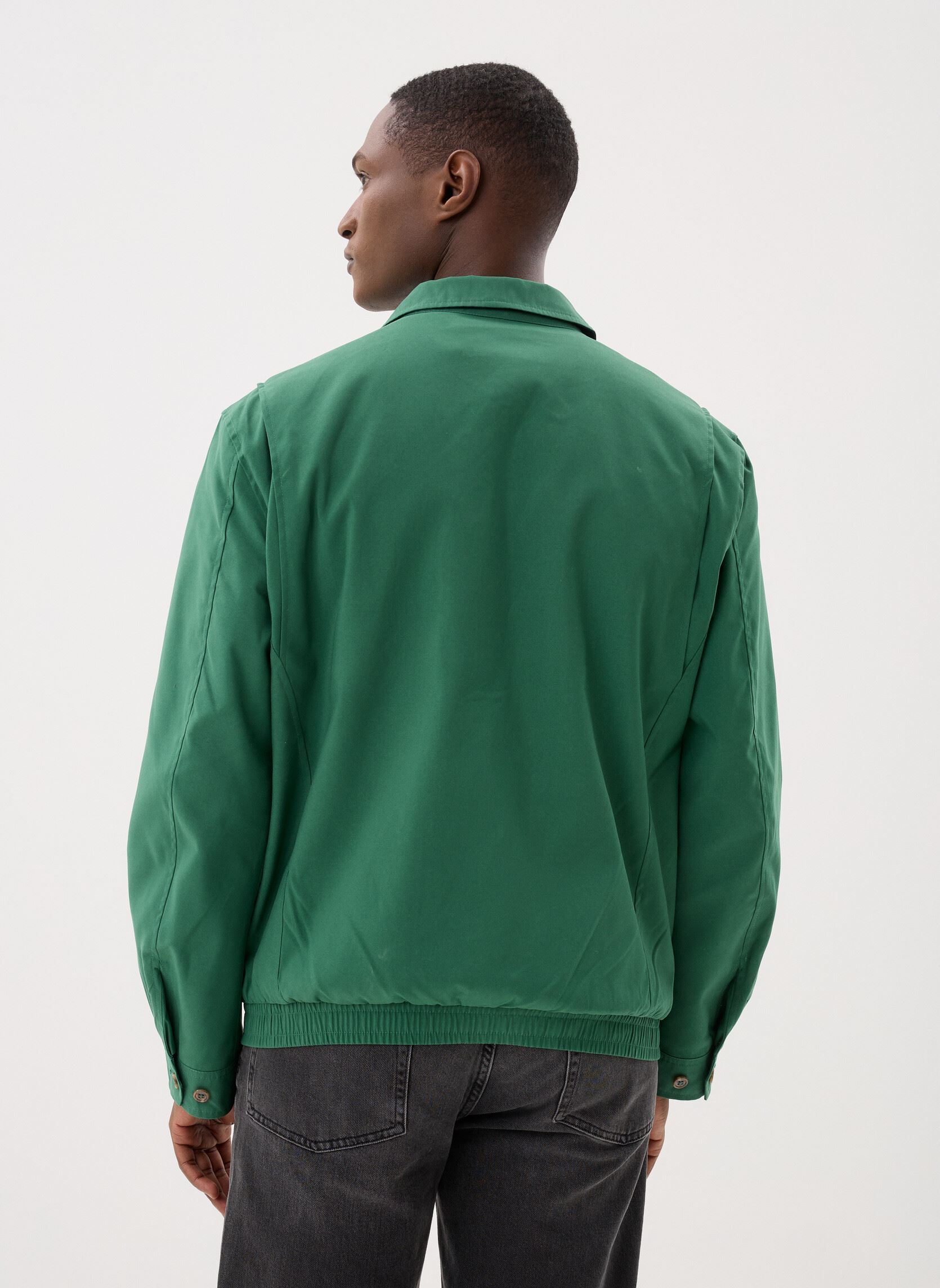 Windjacks Veste bi-swing en sergé heren groen Polo Ralph Lauren Windjacks Veste bi-swing en sergé heren groen VERANO GREEN