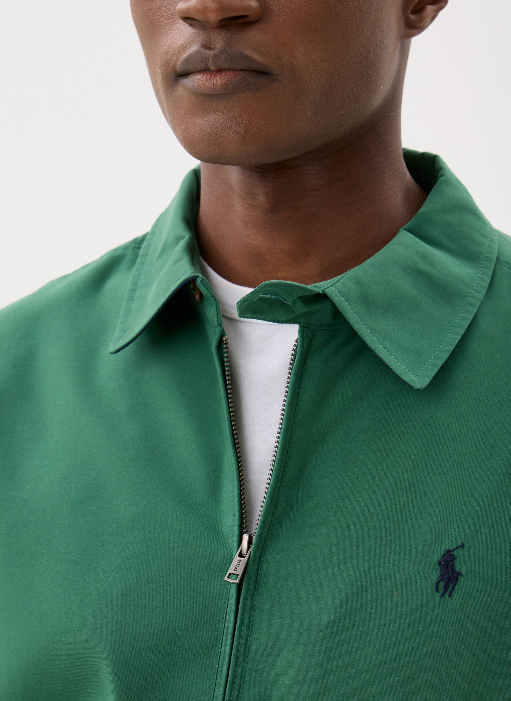 Windjacks Veste bi-swing en sergé heren groen Polo Ralph Lauren Windjacks Veste bi-swing en sergé heren groen VERANO GREEN