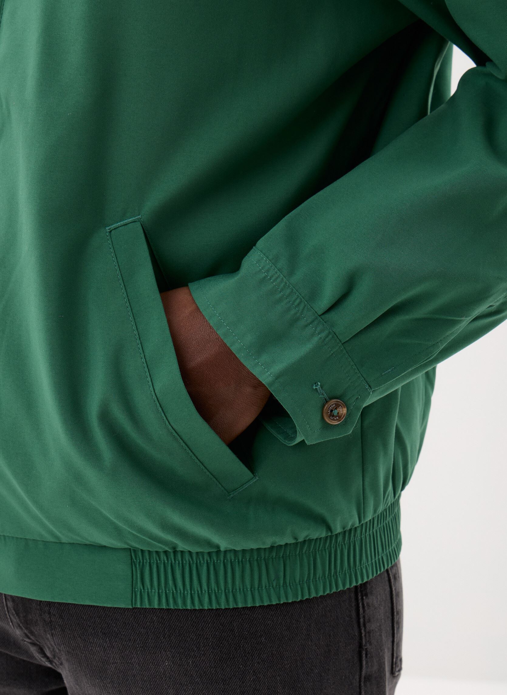 Windjacks Veste bi-swing en sergé heren groen Polo Ralph Lauren Windjacks Veste bi-swing en sergé heren groen VERANO GREEN
