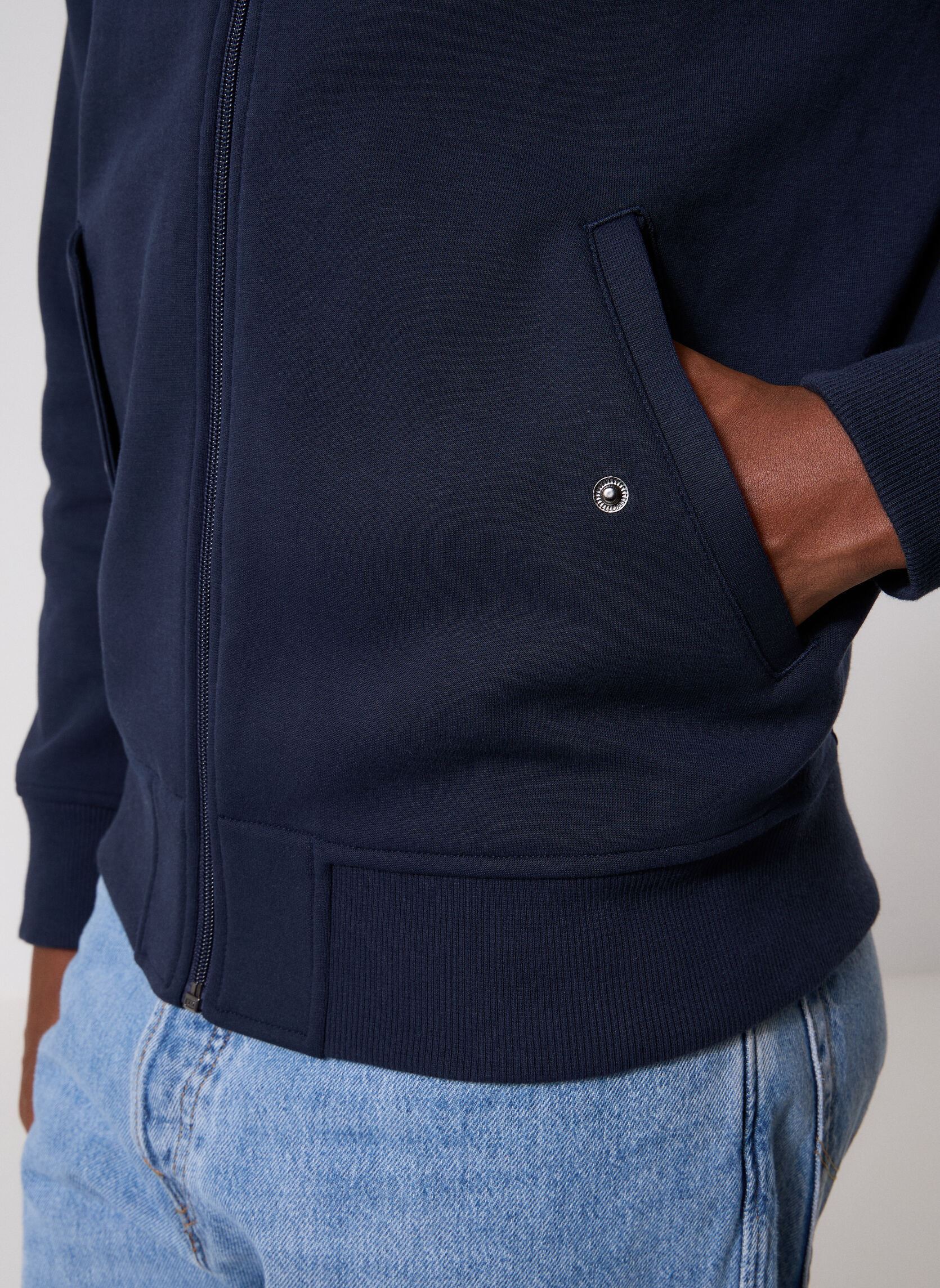 Sweats zippés Bomber en coton performance homme bleu Polo Ralph Lauren Sweats zippés Bomber en coton performance homme bleu AVIATOR NAVY