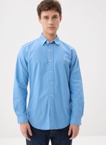 Chemises Chemise Oxford Custom Fit homme bleu