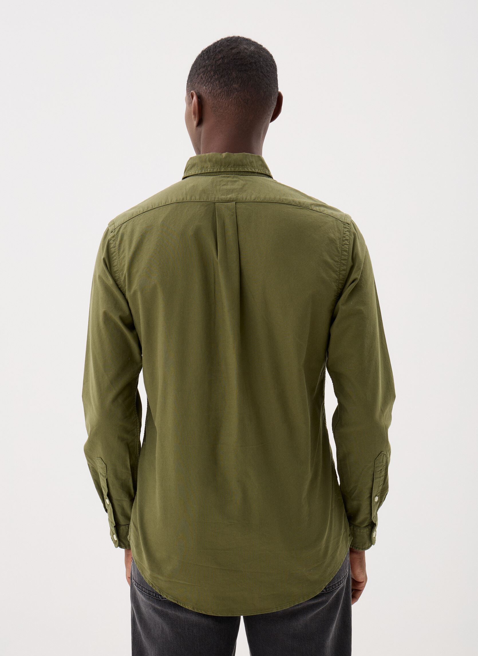 Chemises Chemise Oxford Custom Fit homme vert Polo Ralph Lauren Chemises Chemise Oxford Custom Fit homme vert NEW OLIVE
