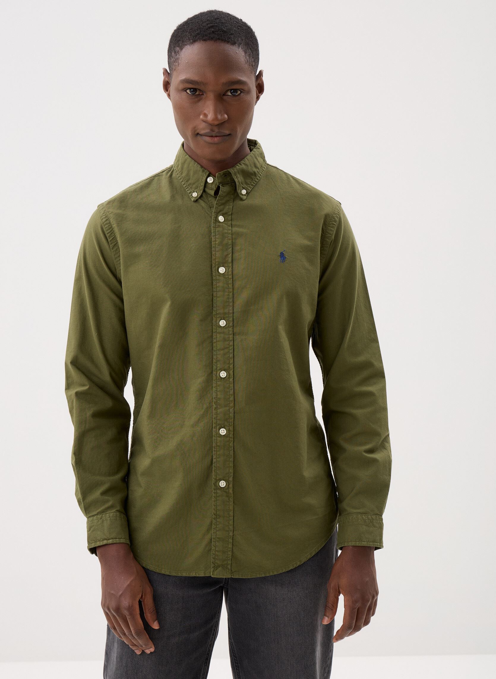 Vêtements Polo Ralph Lauren Chemise Oxford Custom Fit pour Homme