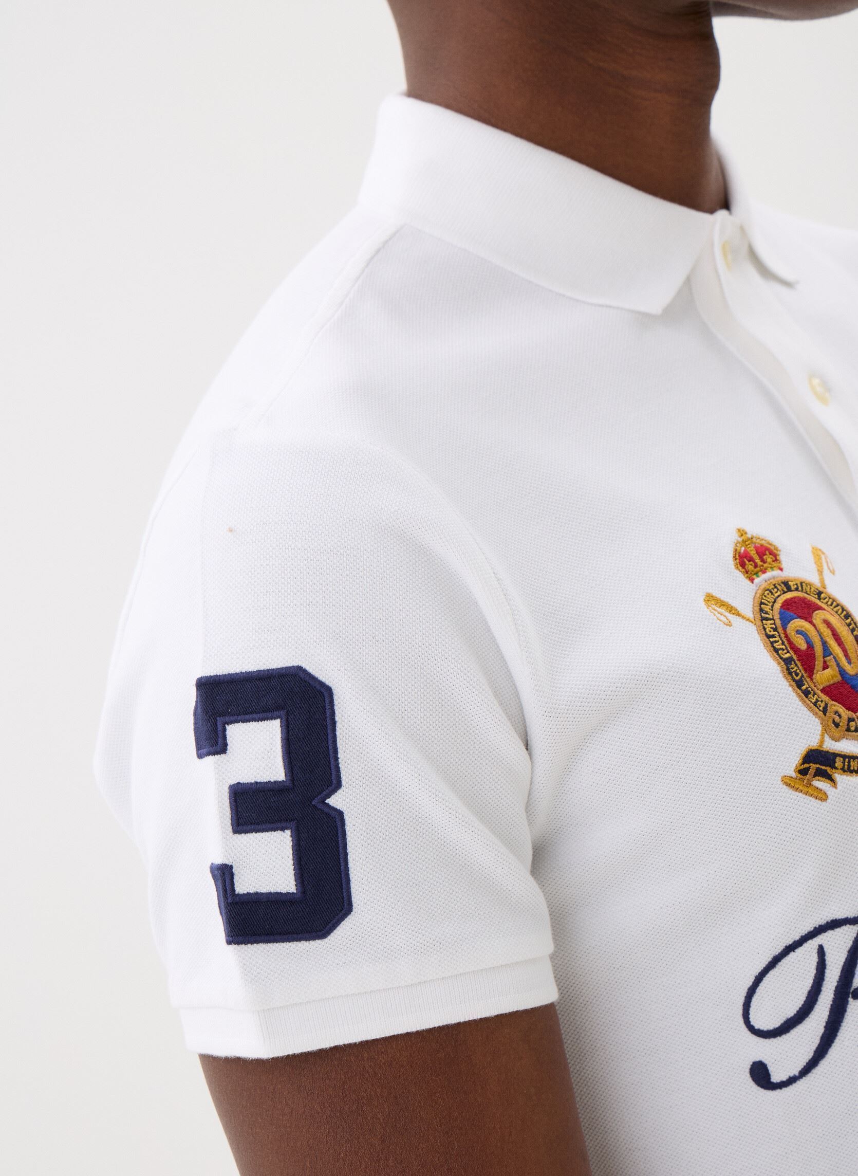 Kurzarm-Poloshirts Polo Big Pony 20e anniversaire herren weiß Polo Ralph Lauren Kurzarm-Poloshirts Polo Big Pony 20e anniversaire herren weiß WHITE/C7949
