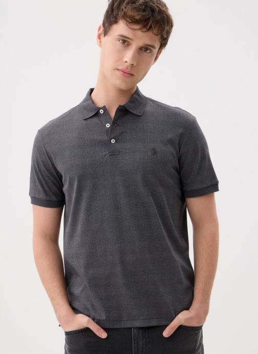 Polo Ralph Lauren Polos manches courtes Polo en Pima coton Custom Slim Fit homme gris