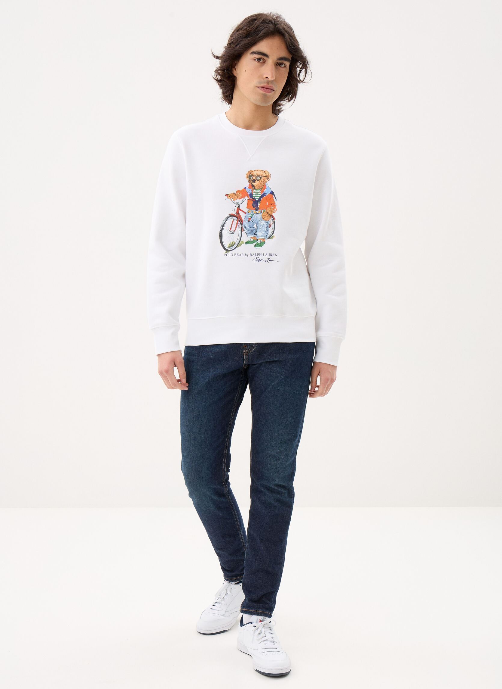 Sweatshirts Sweat Polo Bear en molleton heren wit Polo Ralph Lauren Sweatshirts Sweat Polo Bear en molleton heren wit WHITE- SUMMER BEAR