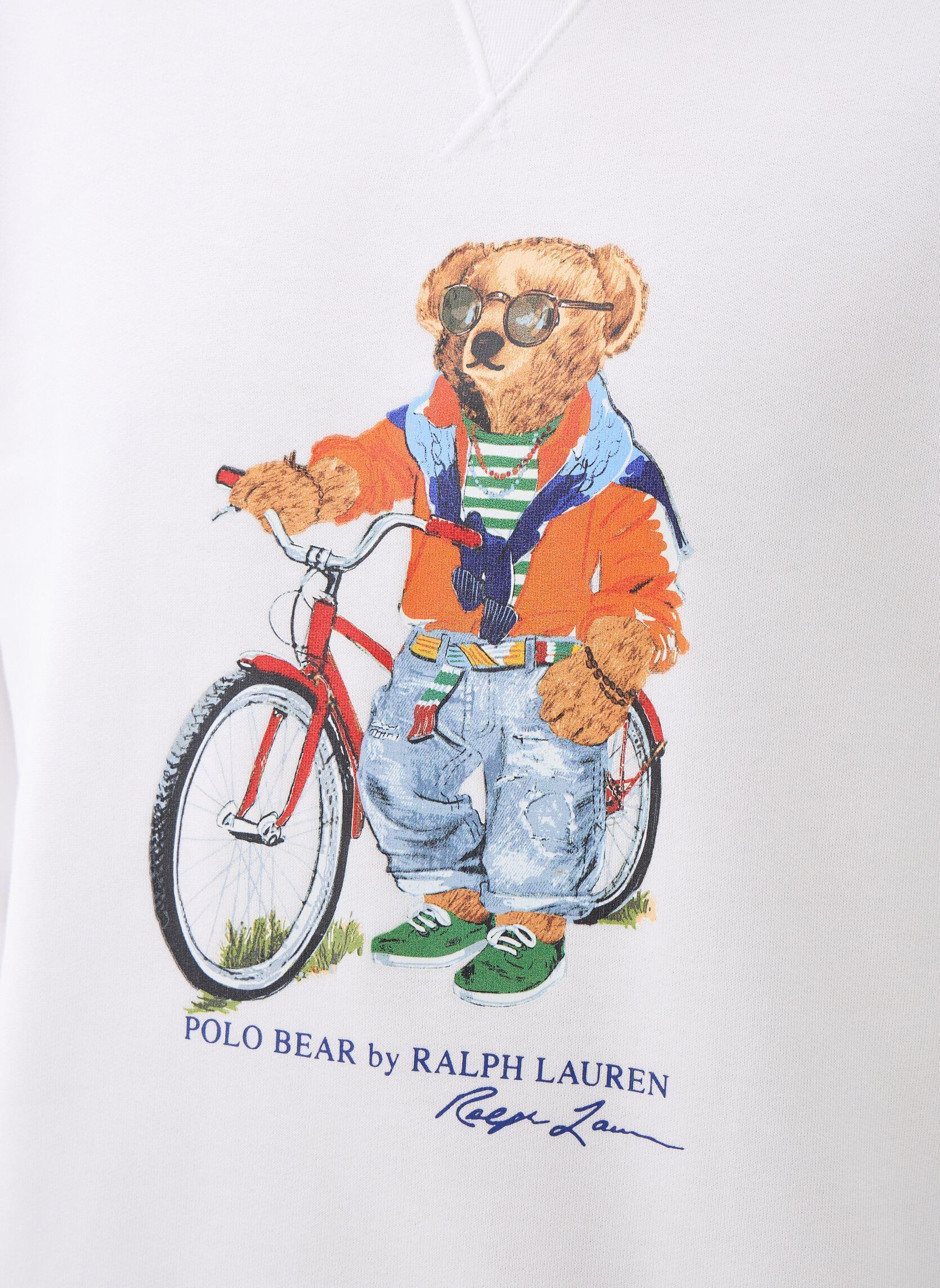 Sweatshirts Sweat Polo Bear en molleton heren wit Polo Ralph Lauren Sweatshirts Sweat Polo Bear en molleton heren wit WHITE- SUMMER BEAR