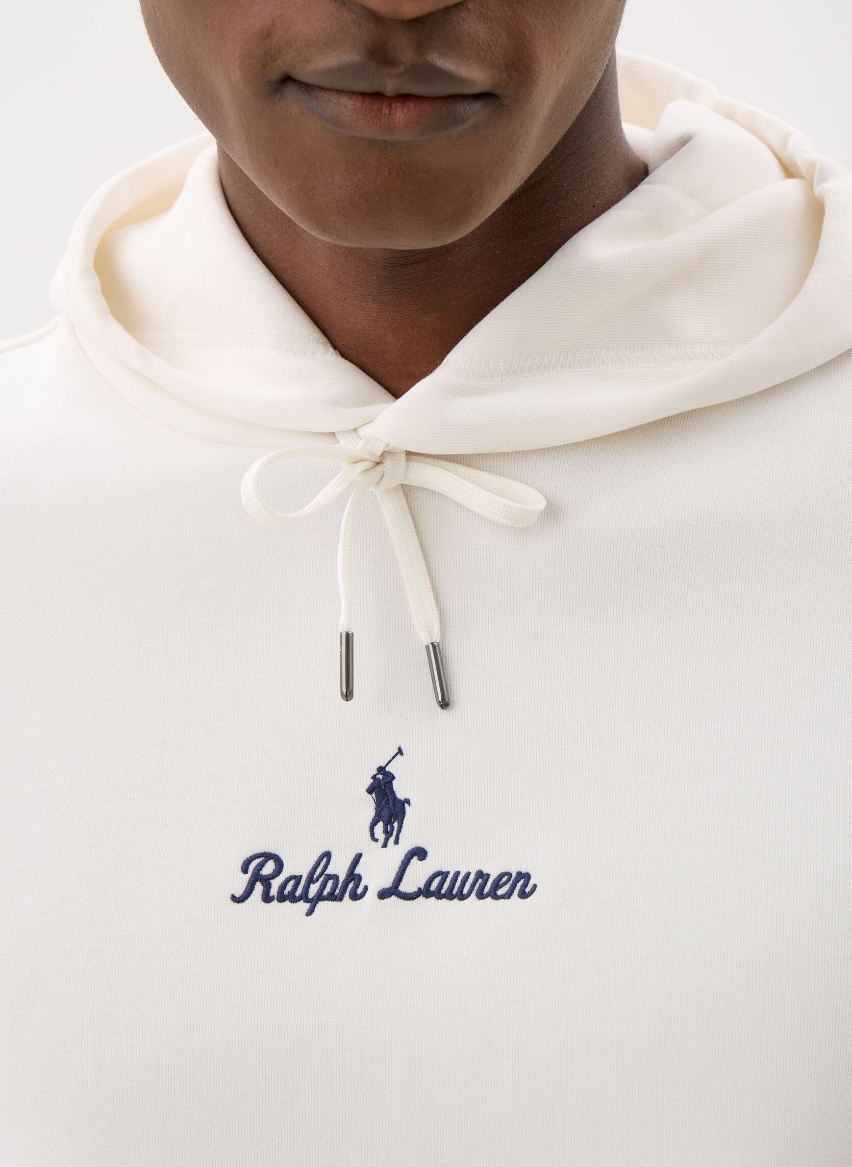 Sweats à capuche Sweat à capuche coton performance à log homme blanc Polo Ralph Lauren Sweats à capuche Sweat à capuche coton performance à log homme blanc DECKWASH WHITE