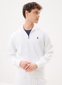 Sweats zippés Pull quart de zip en coton performance homme bleu