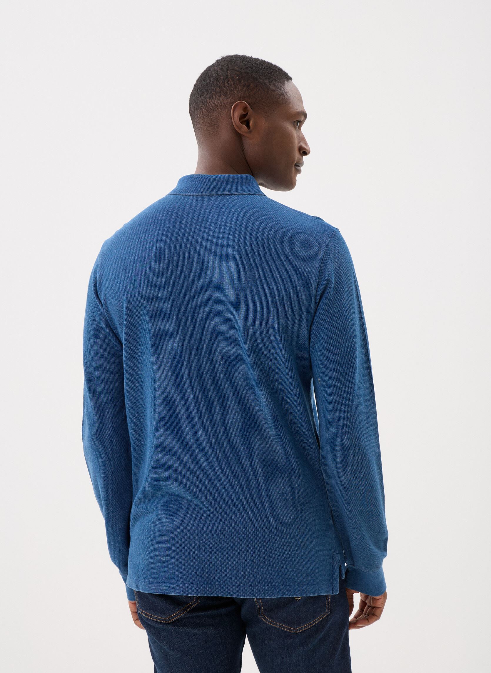 Kurzarm-Poloshirts Polo en piqué indigo Custom Slim Fit herren blau Polo Ralph Lauren Kurzarm-Poloshirts Polo en piqué indigo Custom Slim Fit herren blau MEDIUM INDIGO/C3899