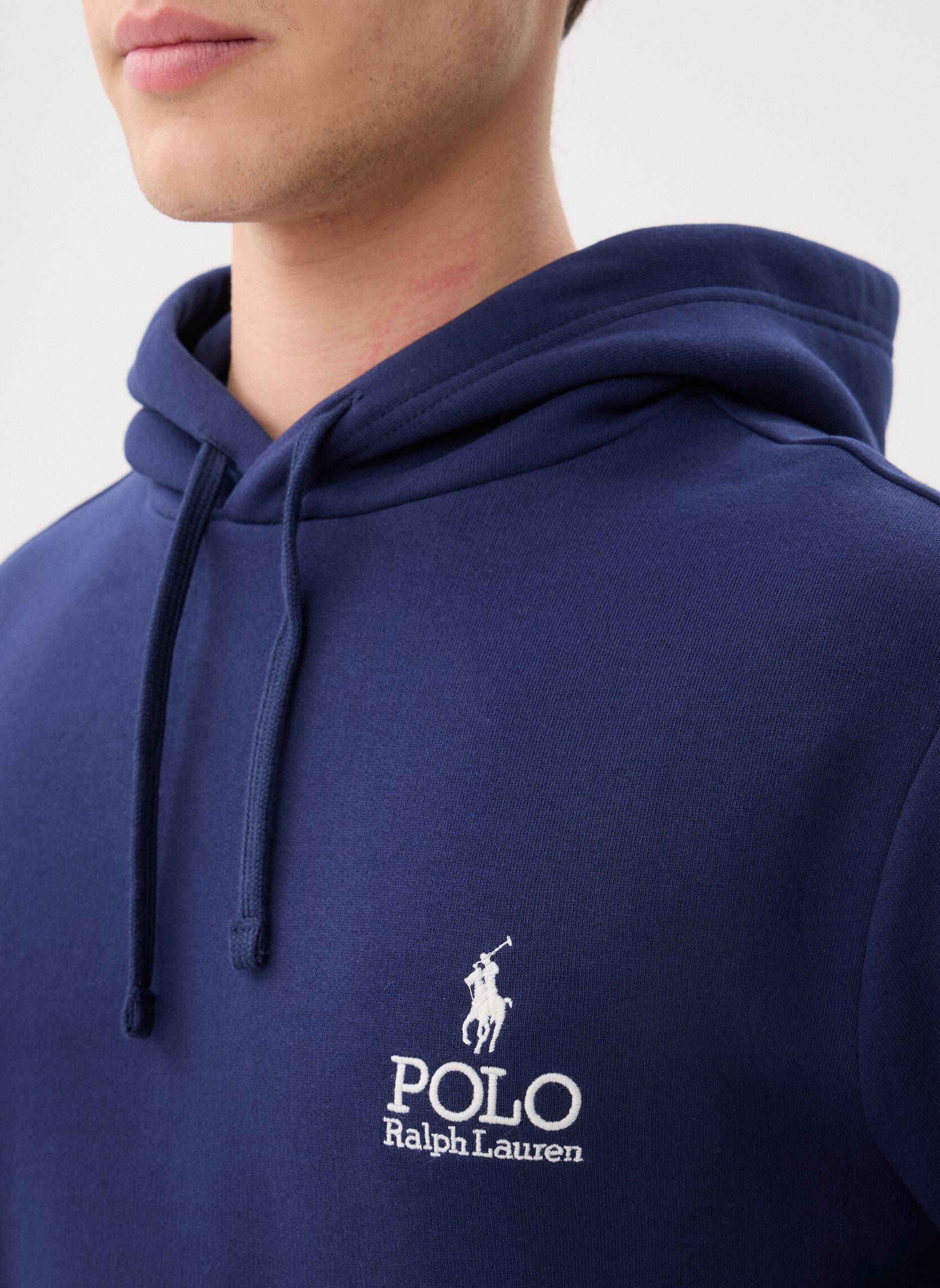 Sweats à capuche Sweat à capuche et logo en molleton homme bleu Polo Ralph Lauren Sweats à capuche Sweat à capuche et logo en molleton homme bleu NEWPORT NAVY