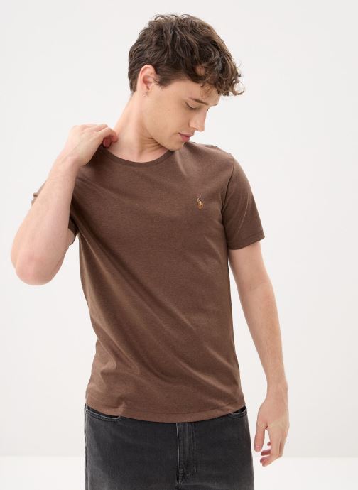 Polo Ralph Lauren T-shirts met korte mouwen Sscncmslm1-Short Sleeve-T-Shirt heren bruin