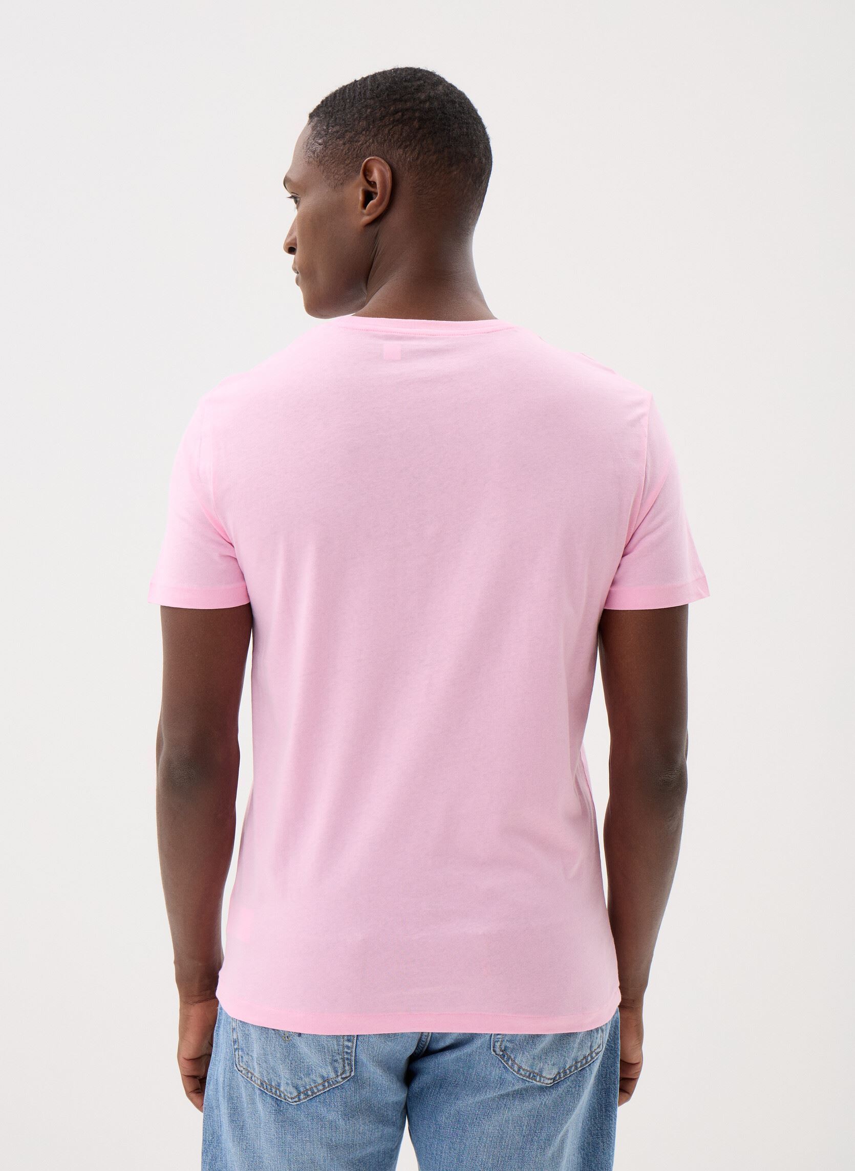 Kurzarm-T-Shirts T-shirt col rond en jersey coupe ajustée herren rosa Polo Ralph Lauren Kurzarm-T-Shirts T-shirt col rond en jersey coupe ajustée herren rosa CARMEL PINK/C7349
