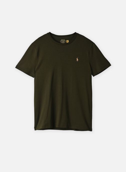 Polo Ralph Lauren Tee-shirts T-Shirt À Col Rond Custom Slim Fit homme kaki