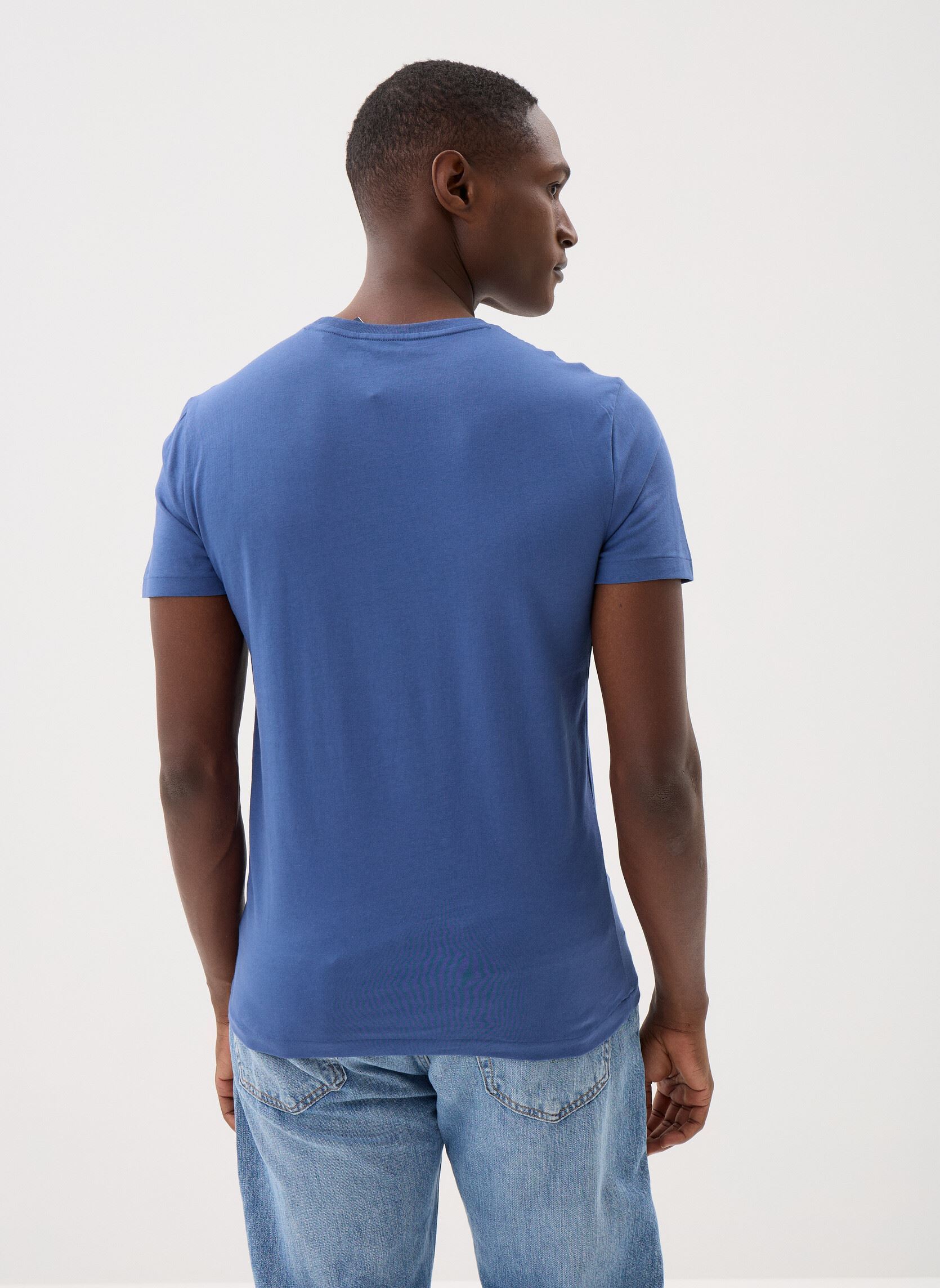 T-shirts met korte mouwen T-Shirt À Col Rond Custom Slim Fit heren blauw Polo Ralph Lauren T-shirts met korte mouwen T-Shirt À Col Rond Custom Slim Fit heren blauw OLD ROYAL/C7215