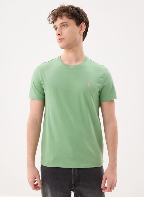 Polo Ralph Lauren Tee-shirts manches courtes T-Shirt À Col Rond Custom Slim Fit homme vert
