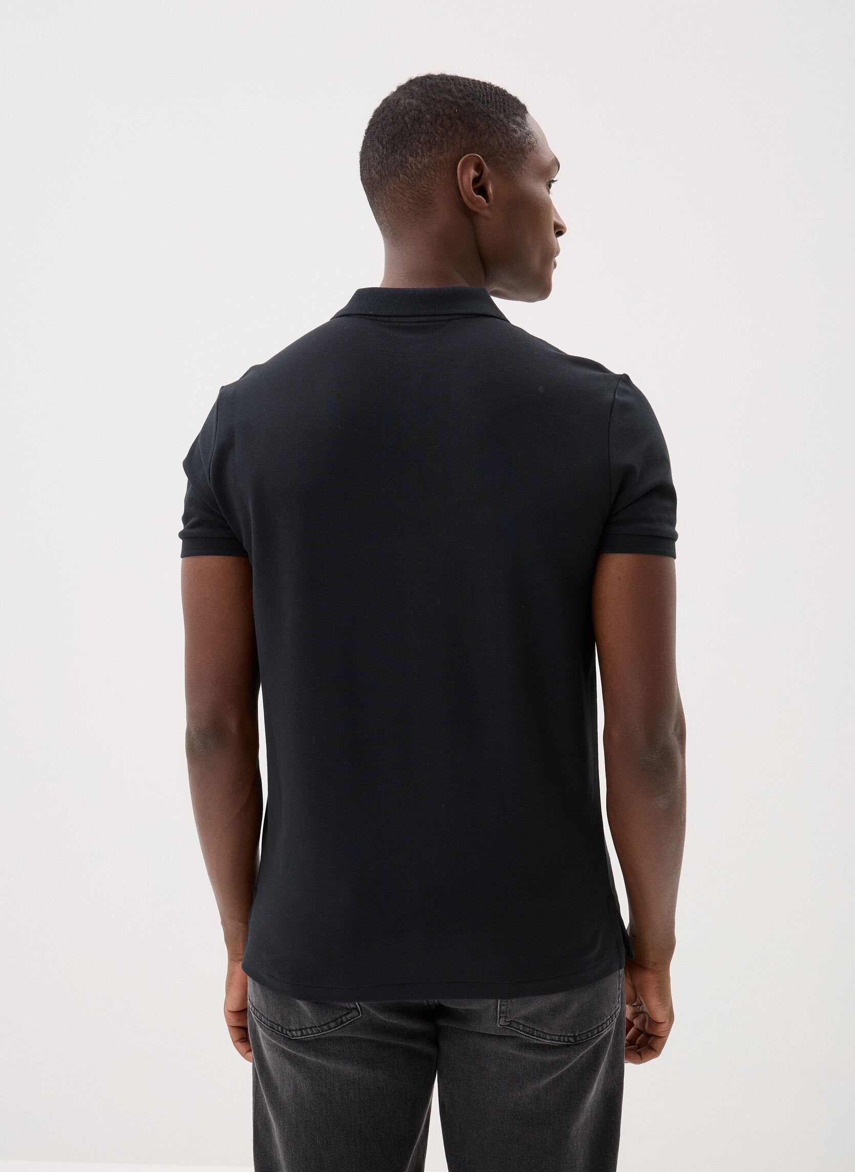 Polos manches courtes Polo en piqué Custom Slim Fit stretch homme noir Polo Ralph Lauren Polos manches courtes Polo en piqué Custom Slim Fit stretch homme noir POLO BLACK/C1730 SMOKE