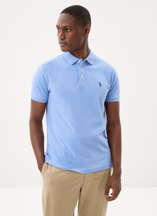 Polo Ralph Lauren Polos manches courtes Polo en piqué Custom Slim Fit stretch homme bleu