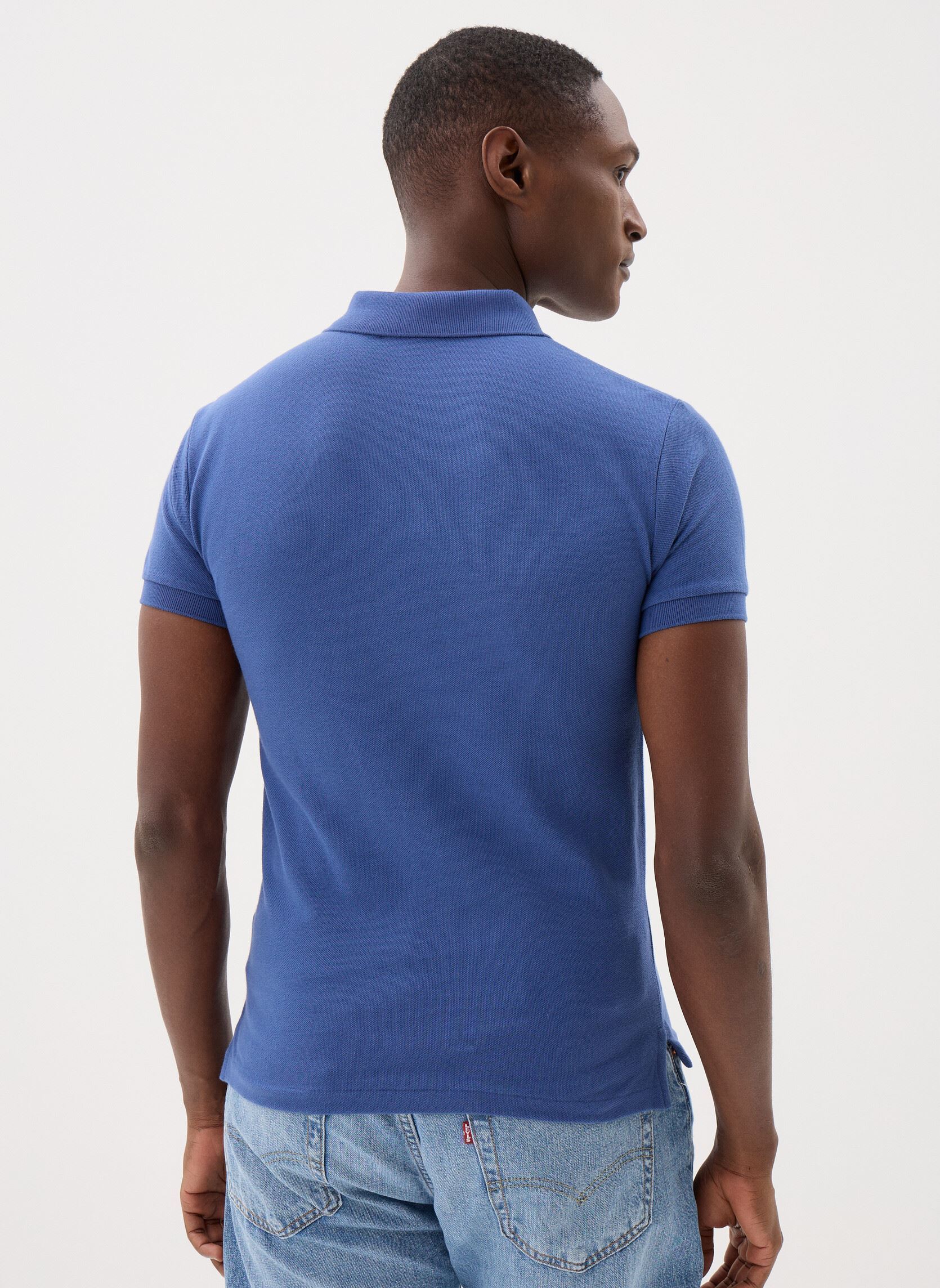Polos manches courtes Polo en coton piqué Slim Fit homme bleu Polo Ralph Lauren Polos manches courtes Polo en coton piqué Slim Fit homme bleu OLD ROYAL/C7215