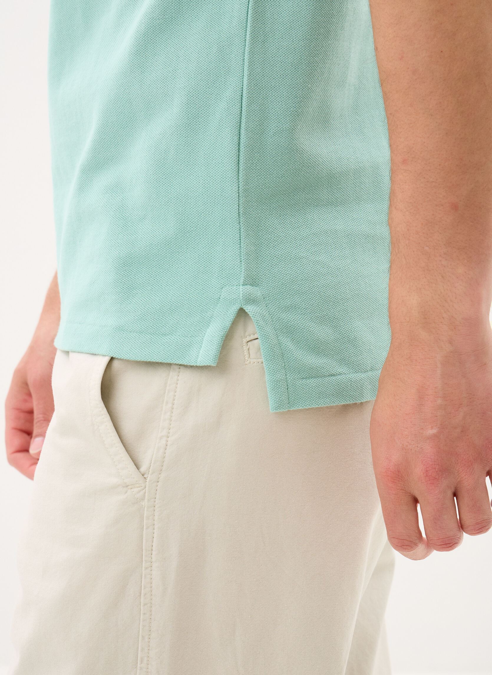 Kurzarm-Poloshirts Polo en coton piqué Slim Fit herren grün Polo Ralph Lauren Kurzarm-Poloshirts Polo en coton piqué Slim Fit herren grün CELADON/C7109