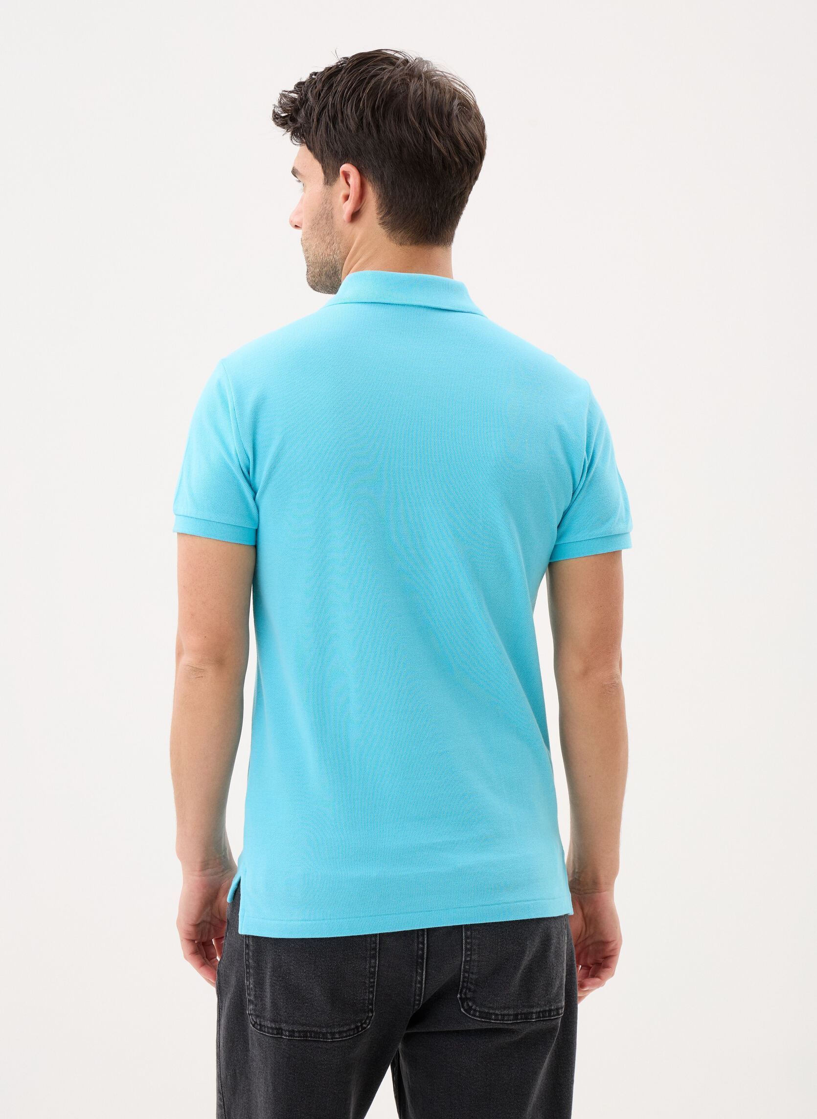 Polos manches courtes Polo en coton piqué Slim Fit homme bleu Polo Ralph Lauren Polos manches courtes Polo en coton piqué Slim Fit homme bleu PERFECT TURQUOISE/C2240