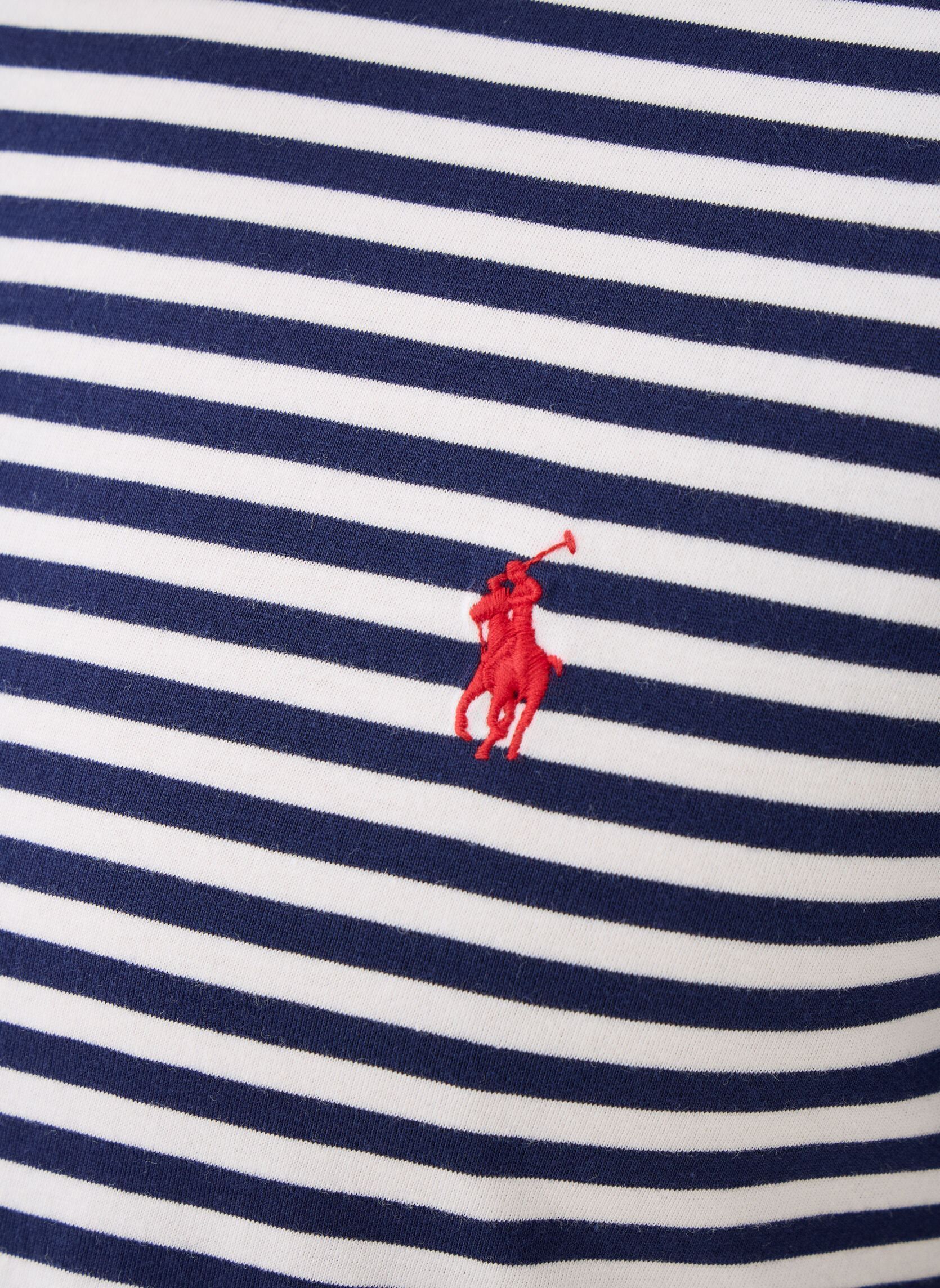Kurzarm-T-Shirts T-shirt rayé en manche courte en coton herren blau Polo Ralph Lauren Kurzarm-T-Shirts T-shirt rayé en manche courte en coton herren blau NEWPORT NAVY/WHITE