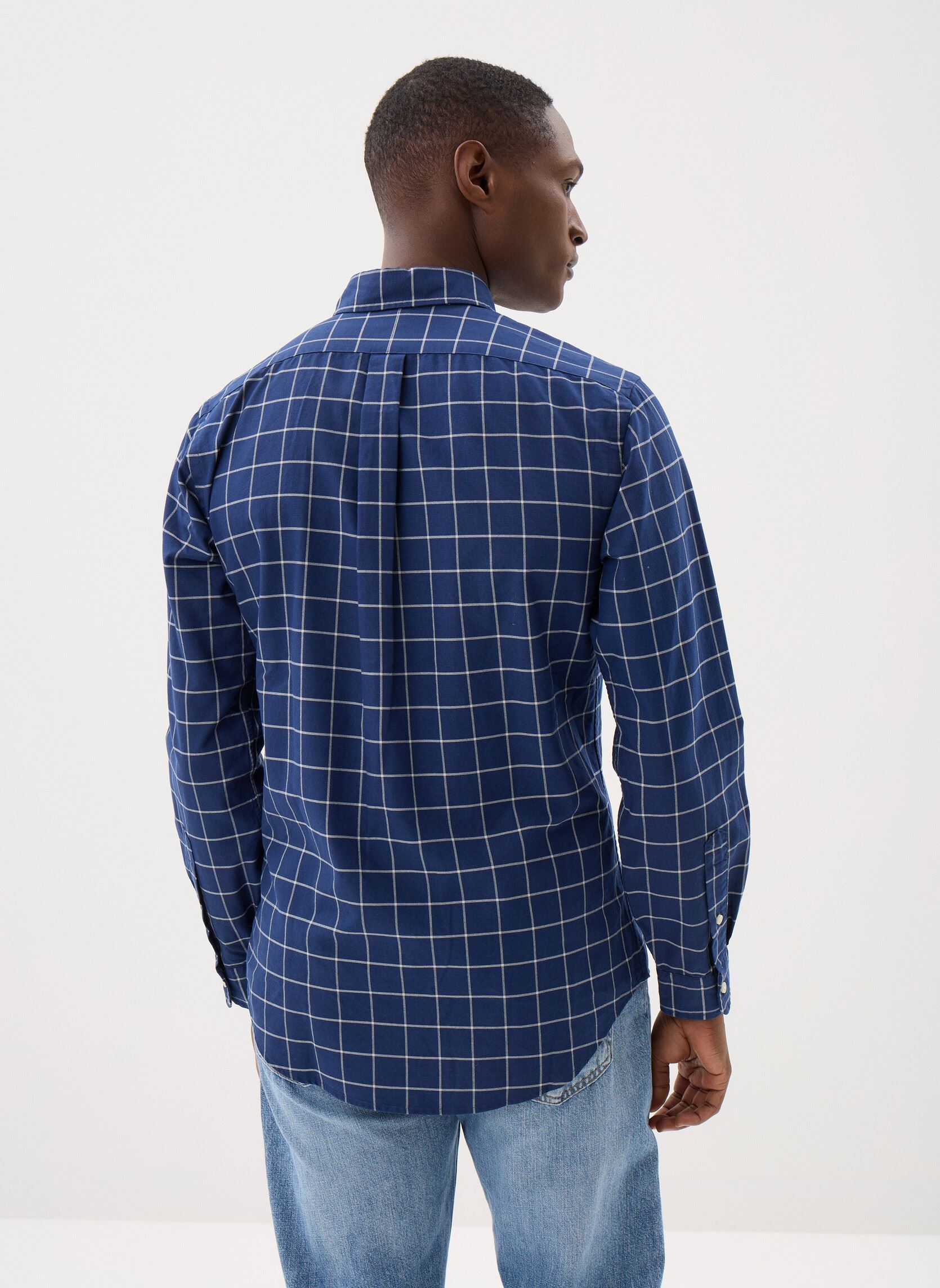 Hemden Chemise Oxford à carreaux Custom Fit herren blau Polo Ralph Lauren Hemden Chemise Oxford à carreaux Custom Fit herren blau 7048 NAVY WHITE