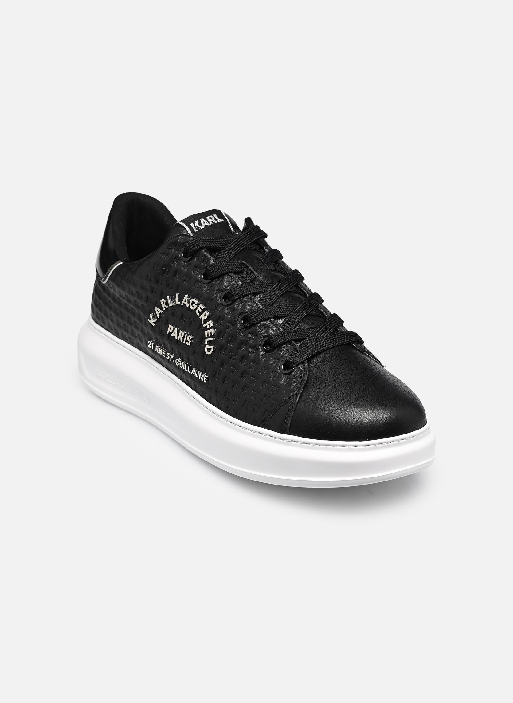 Baskets basses KAPRI MENS KL Microgram Lo homme noir Karl Lagerfeld Baskets basses KAPRI MENS KL Microgram Lo homme noir Black Lthr
