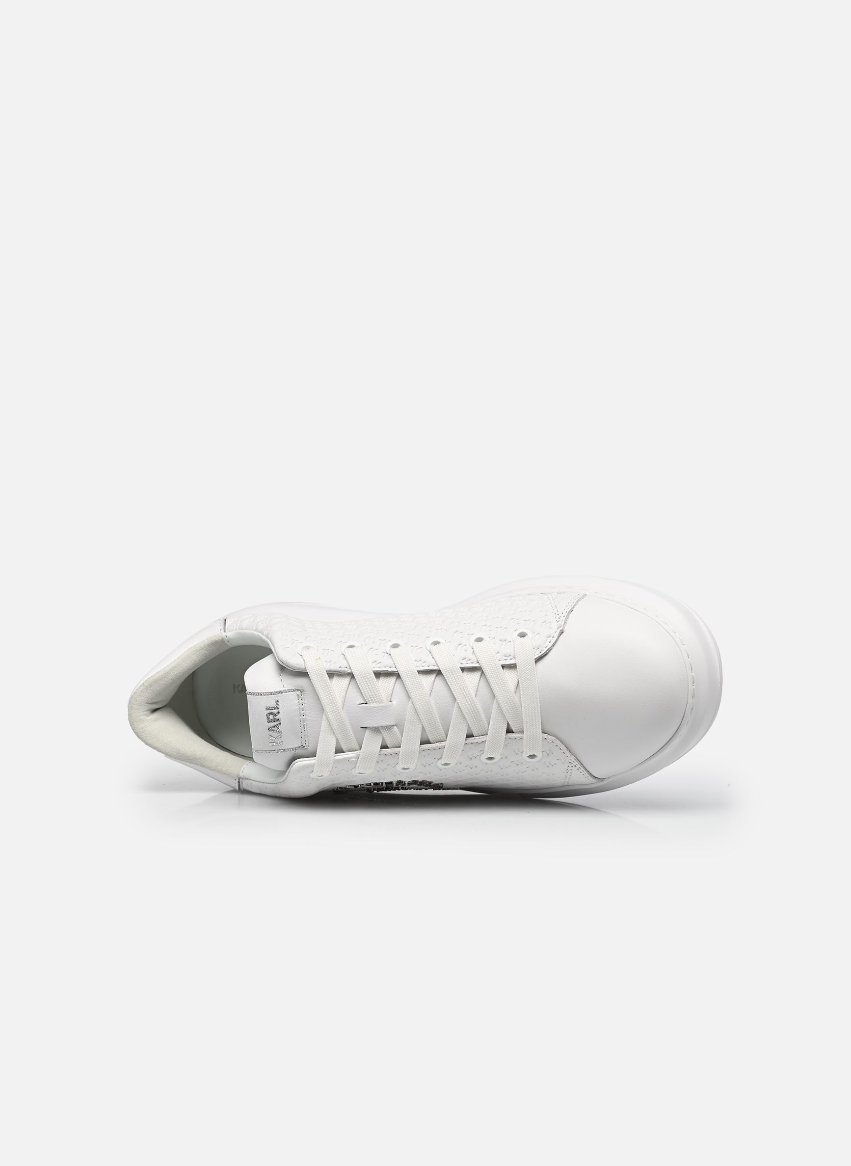 Lage sneakers KAPRI MENS KL Microgram Lo heren wit Karl Lagerfeld Lage sneakers KAPRI MENS KL Microgram Lo heren wit White Lthr
