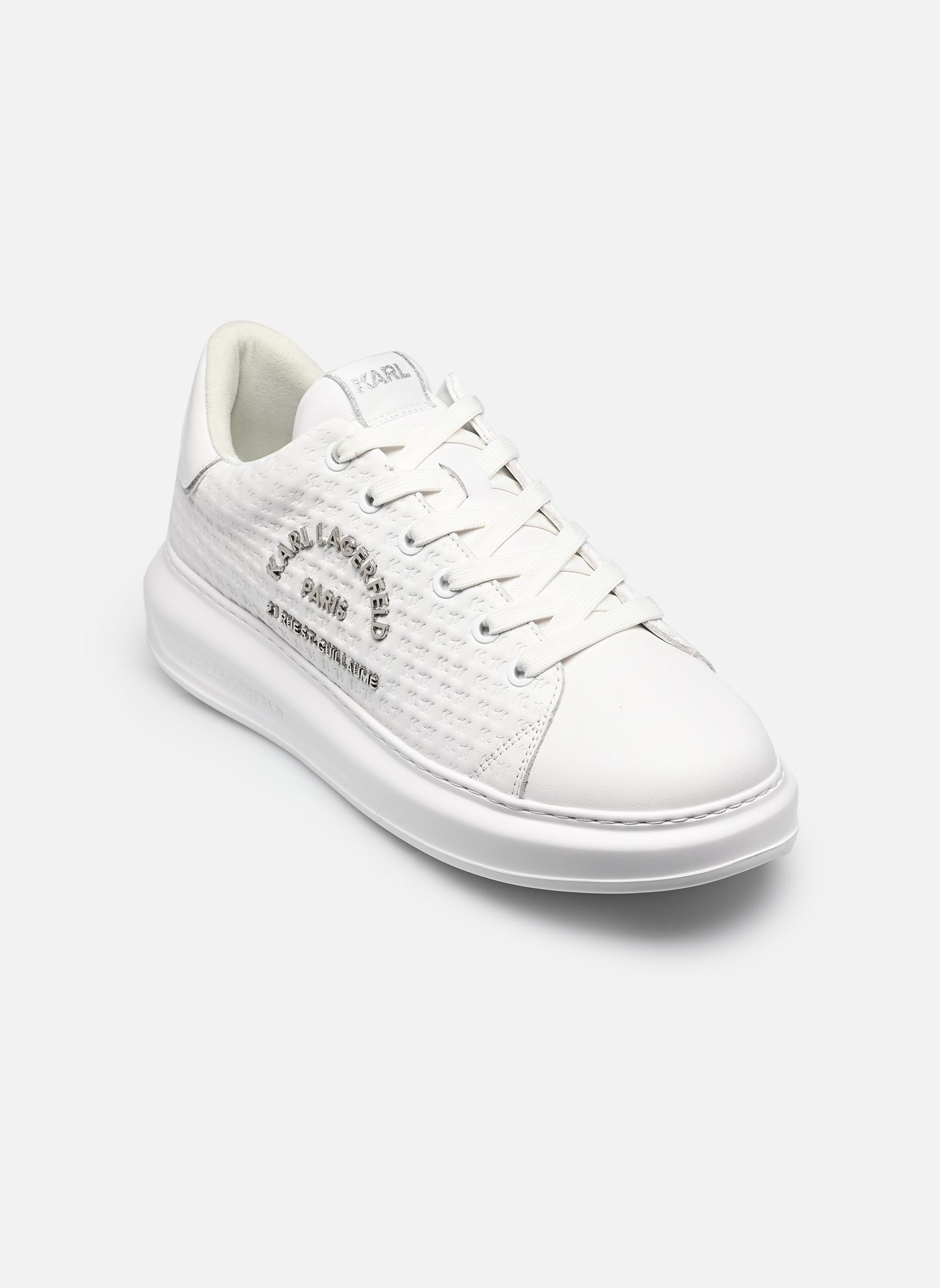Lage sneakers KAPRI MENS KL Microgram Lo heren wit Karl Lagerfeld Lage sneakers KAPRI MENS KL Microgram Lo heren wit White Lthr