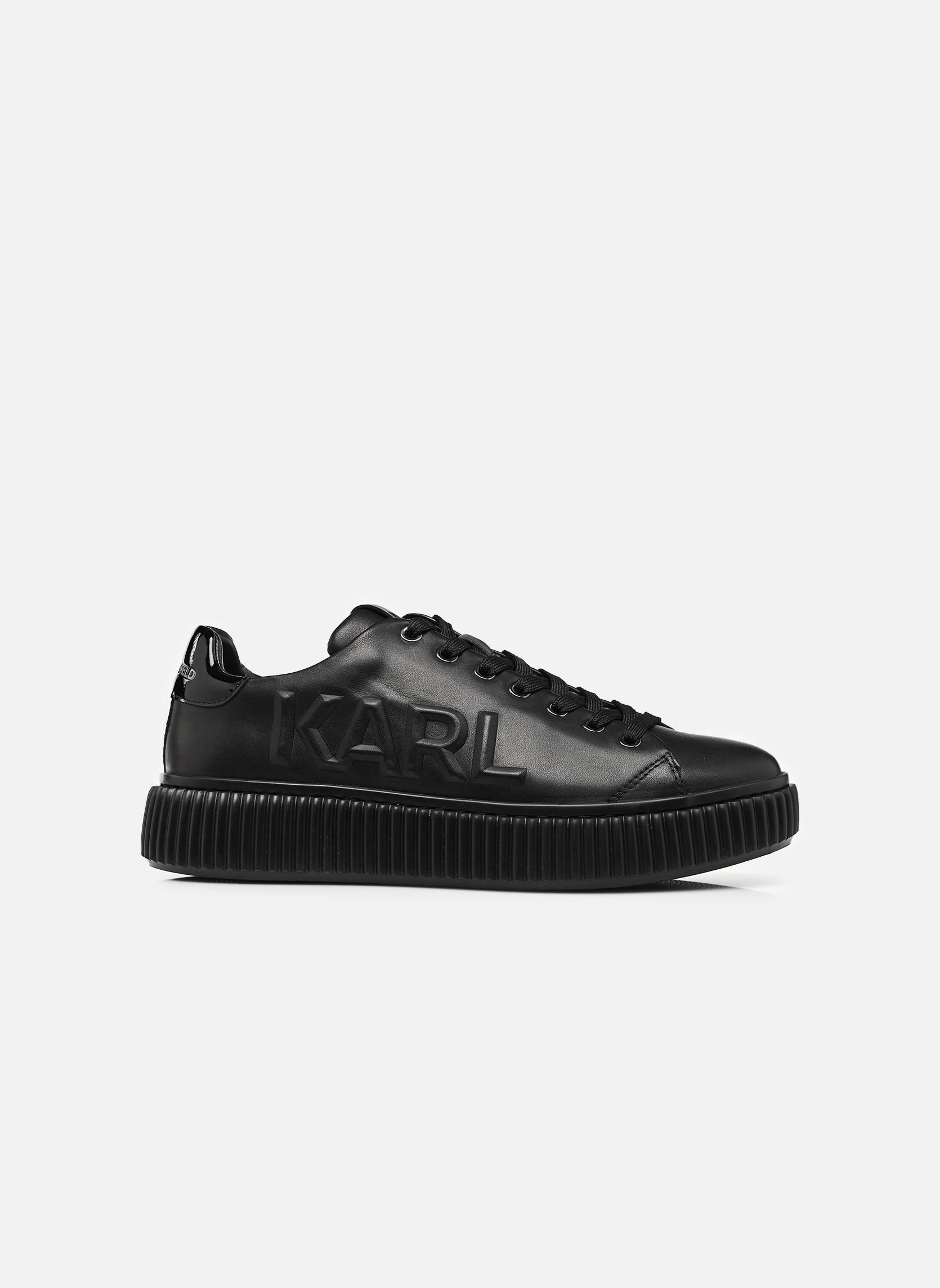 Lage sneakers KAPRIKA Geometrikarl Logo heren zwart Karl Lagerfeld Lage sneakers KAPRIKA Geometrikarl Logo heren zwart Black Lthr